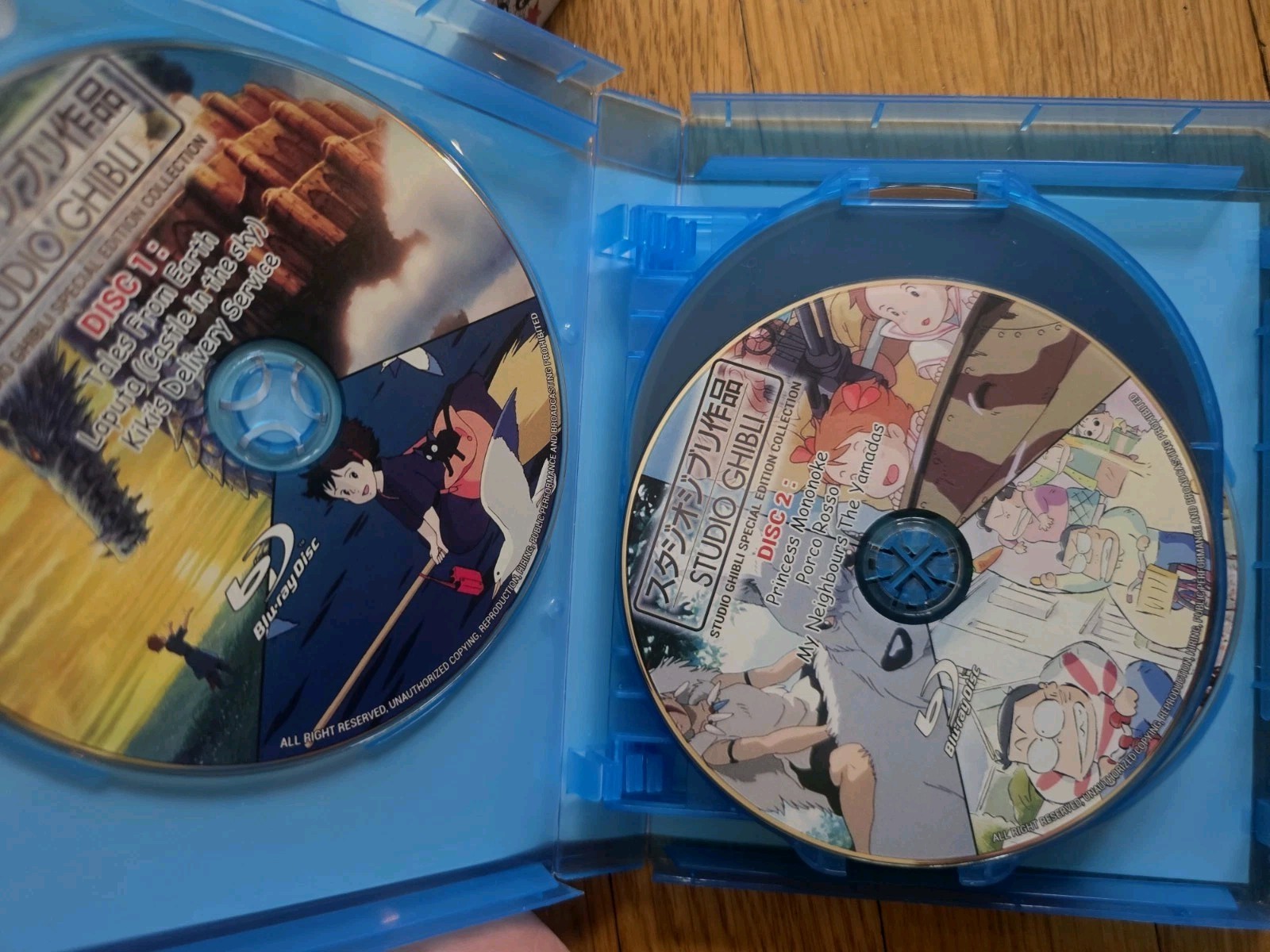 Studio Ghibli Special Edition Collection Box Set 24-Movies 8-Disc Blu-ray – VG+