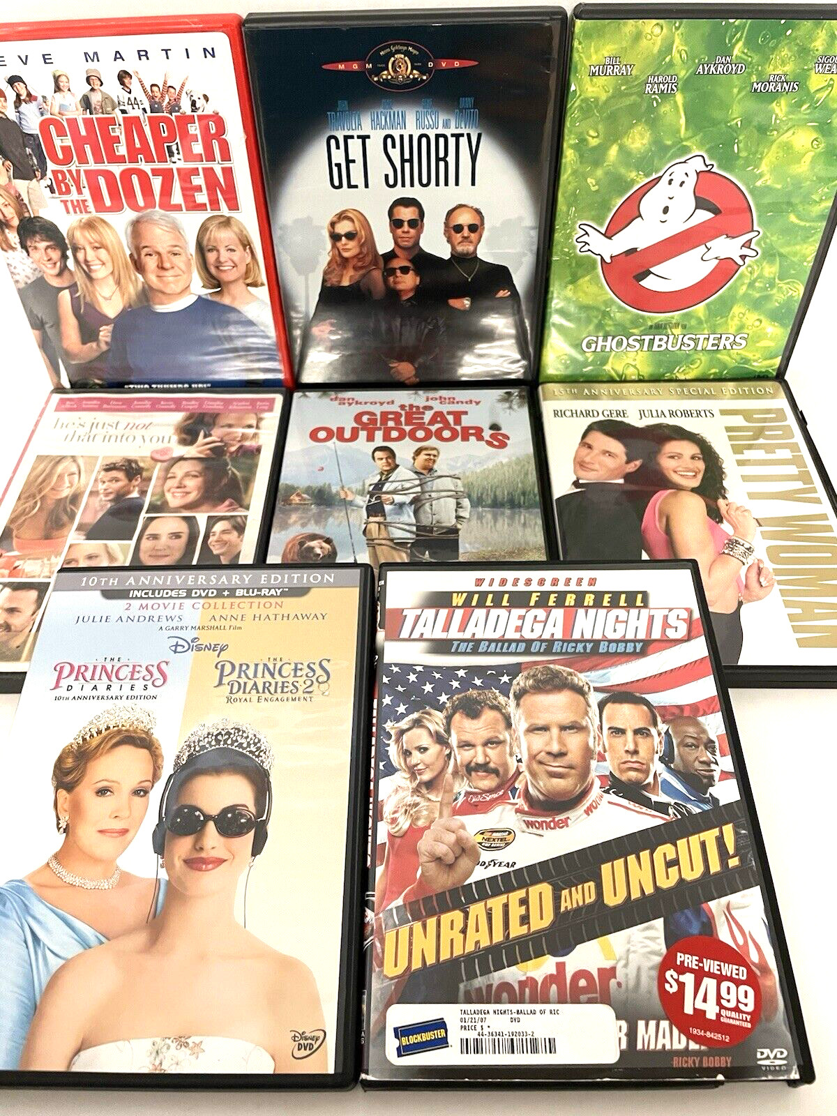 LOT of 8 DVD Movie Films Comedy Romance Light Drama Friendship Fun!