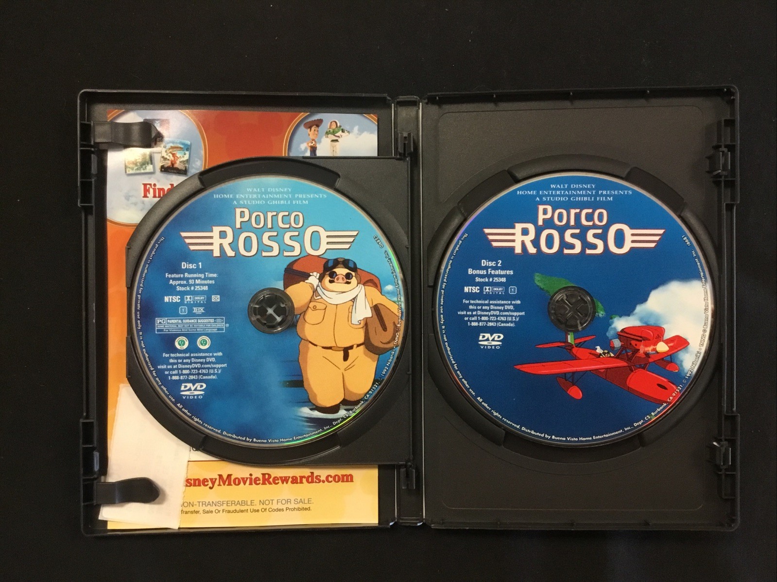 Porco Rosso – DVD w/Slipcover 2005 Studio Ghibli Miyazaki FREE SHIPPING
