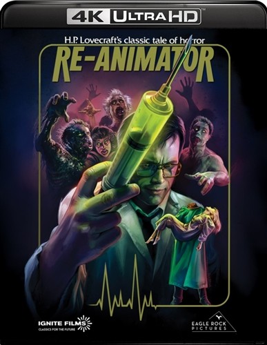 RE-ANIMATOR New Sealed 4K Ultra HD + Blu-ray 40th Anniversary New Restoration