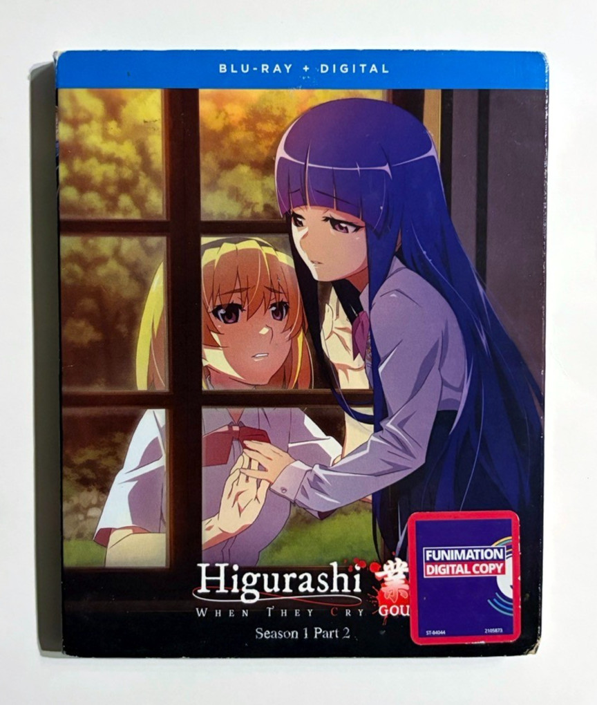 Higurashi When They Cry Gou Season 1 Part 2 RARE FUNimation Anime Blu-Ray Set