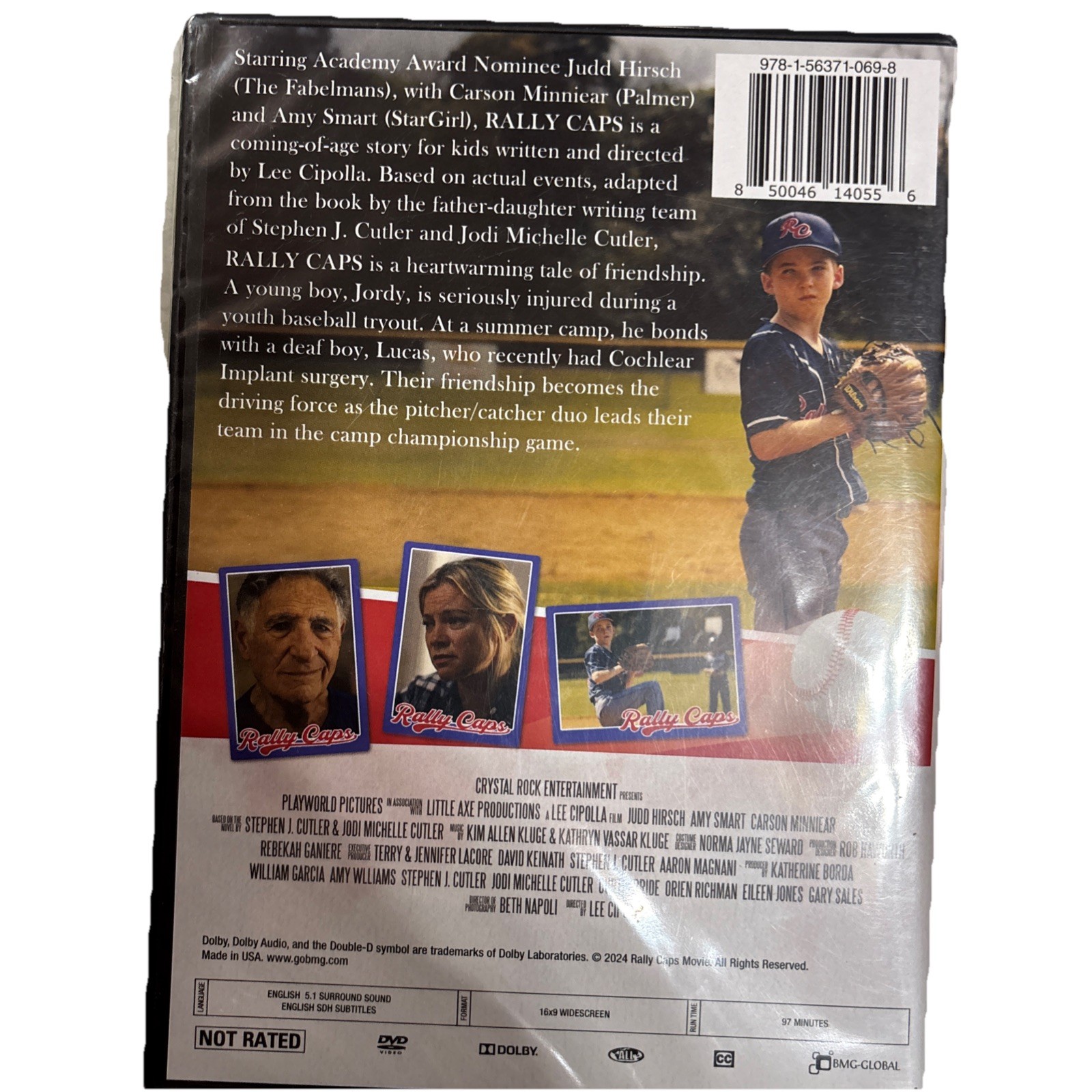 Rally Caps DVD (2024) Sports Drama Inspirational Region Free Family Sealed