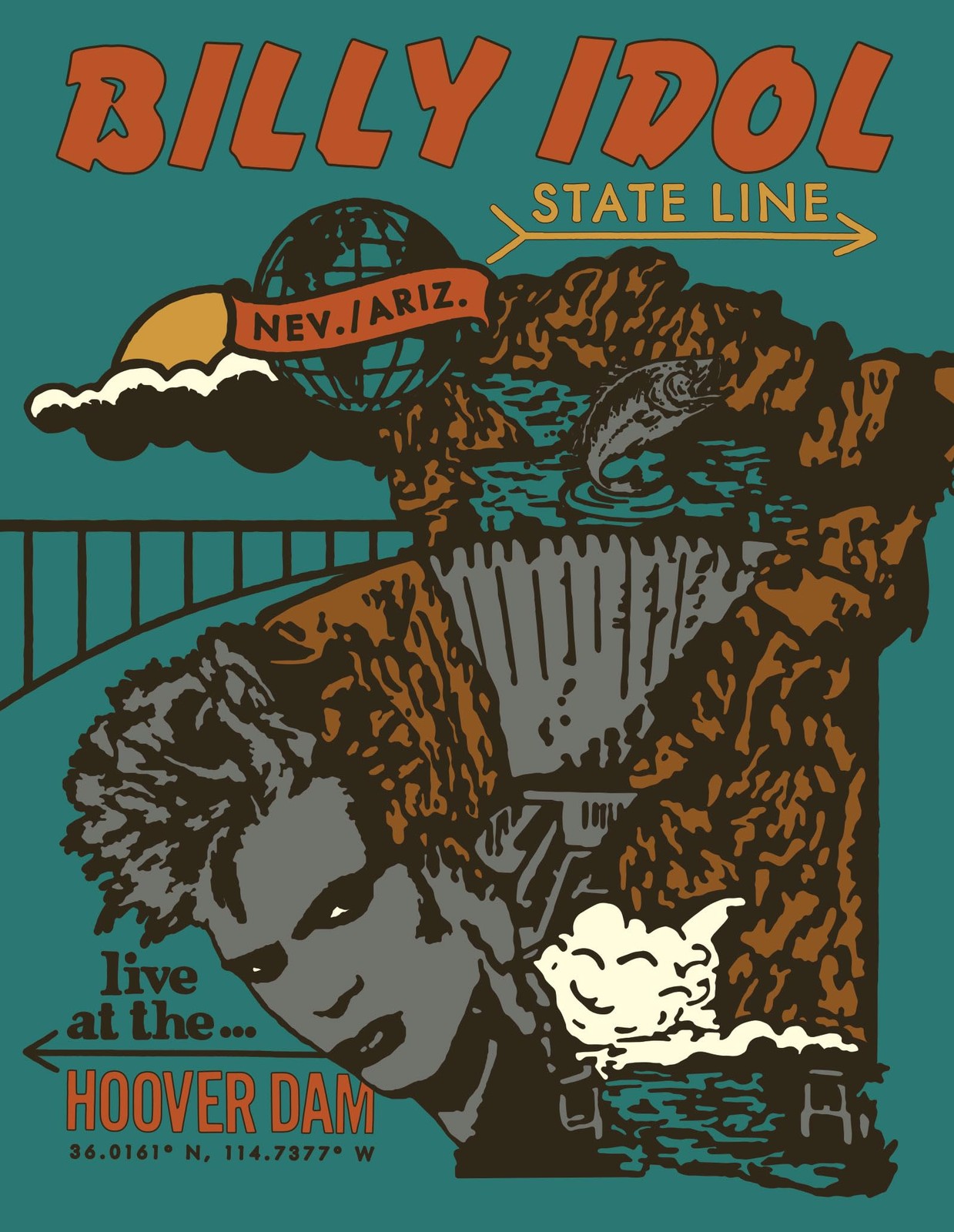 Billy Idol – State Line: Live At The Hoover Dam (Blu-ray) Billy Idol