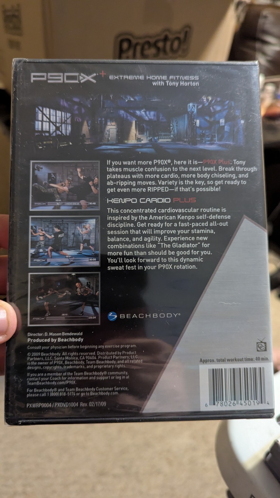 Beachbody: P90X+: Kenpo Cardio Plus (DVD, Brand New Unopened)