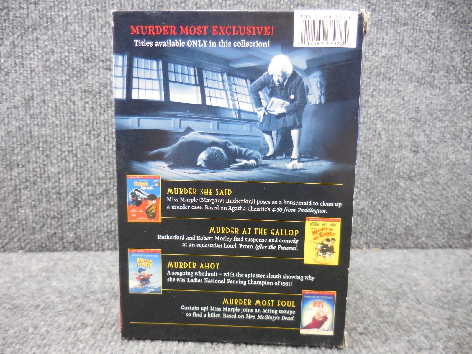 The Miss Marple Movie Collection DVD Set Murder She Said Most Foul At the Gallop