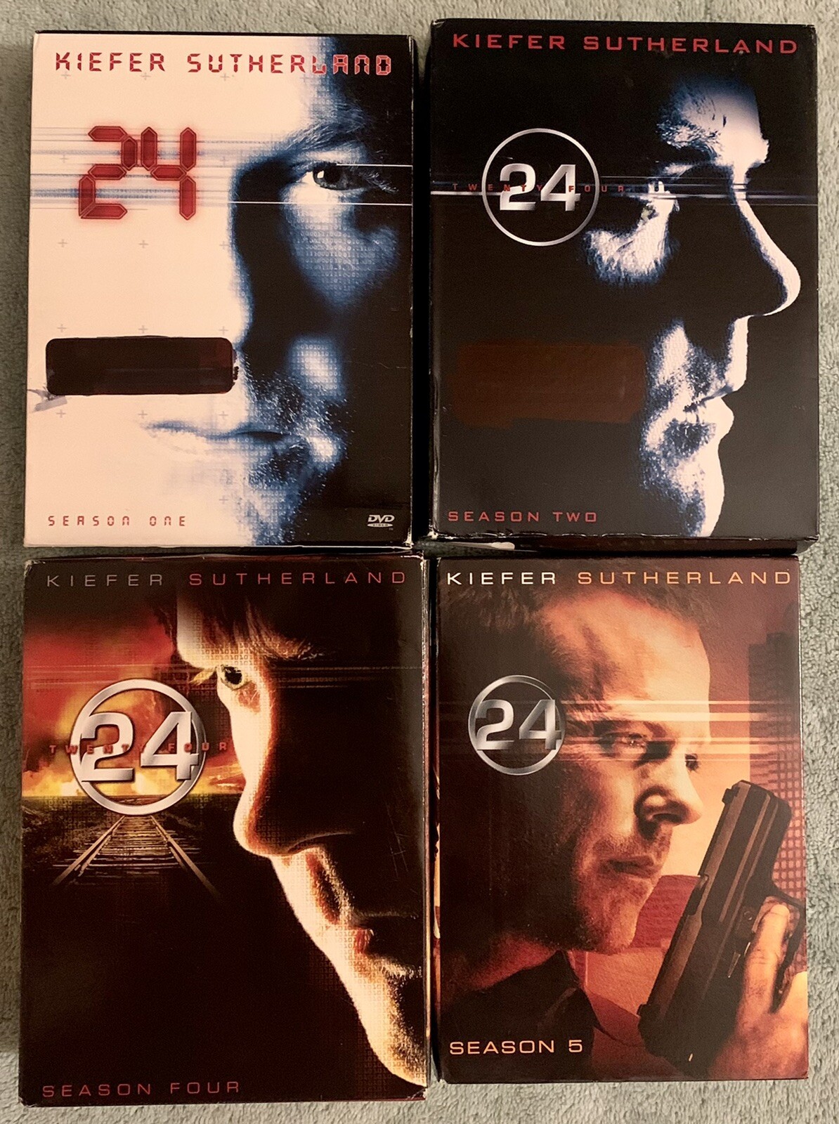 DVD Set ~ 24 ~ 1,2,4,5 ~ Color ~ WS ~ TV-14 ~ Many Hours ~ 2000s ~ !L⚪️⚪️K!