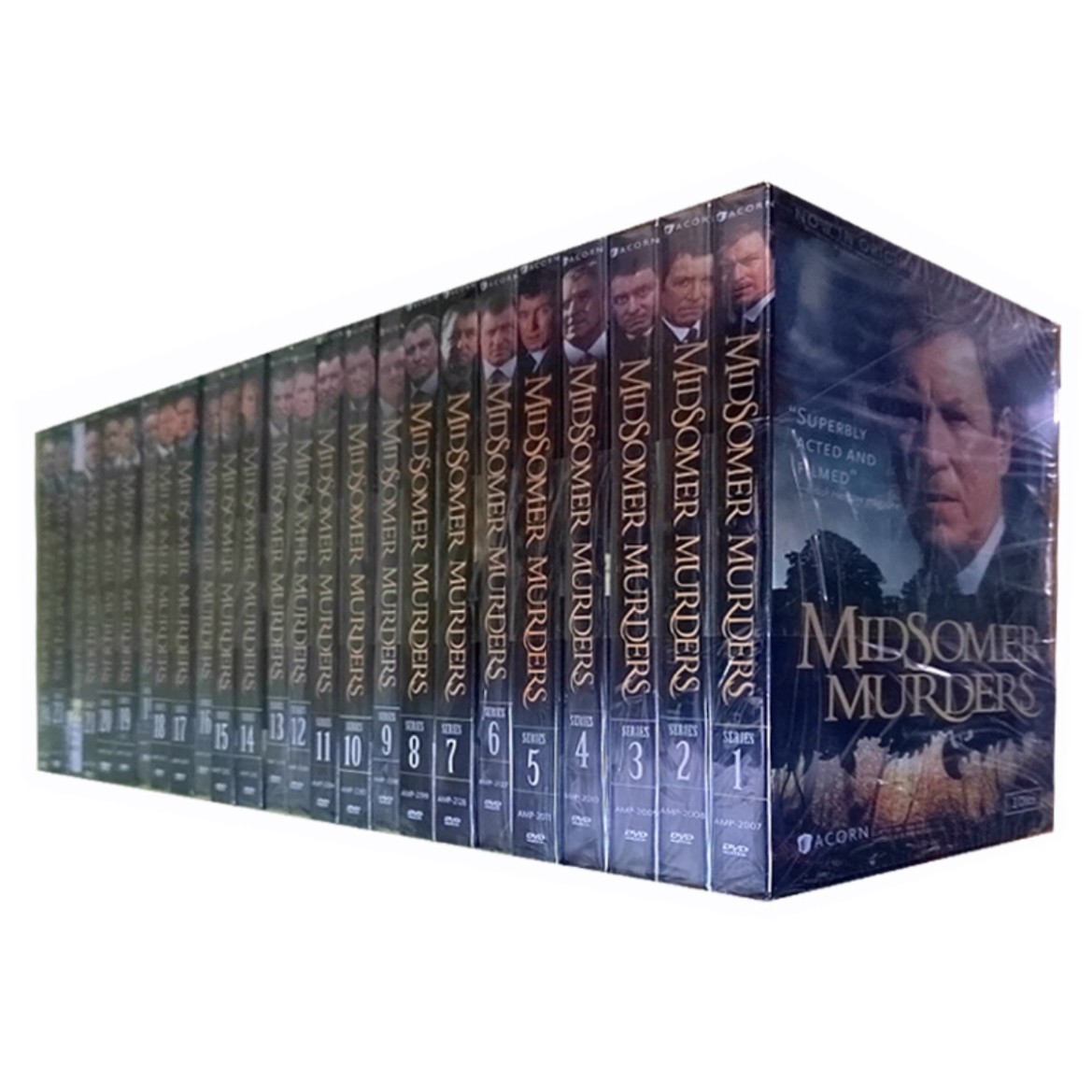 Midsomer Murders Complete Series Season 1-24 DVD Region 1& Sealed Free Ships