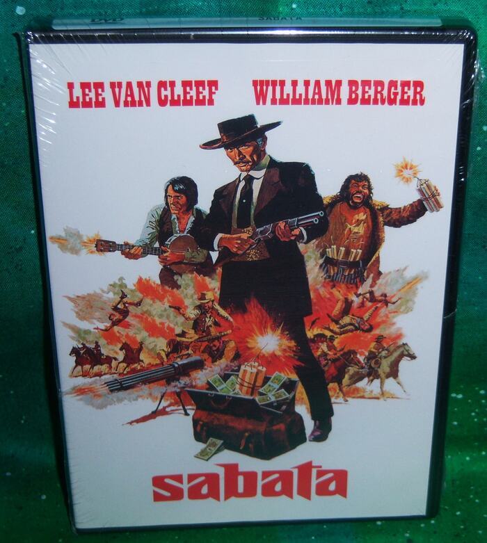 NEW RARE OOP KINO LORBER LEE VAN CLEEF WILLIAM BERGER SABATA MOVIE DVD 1969