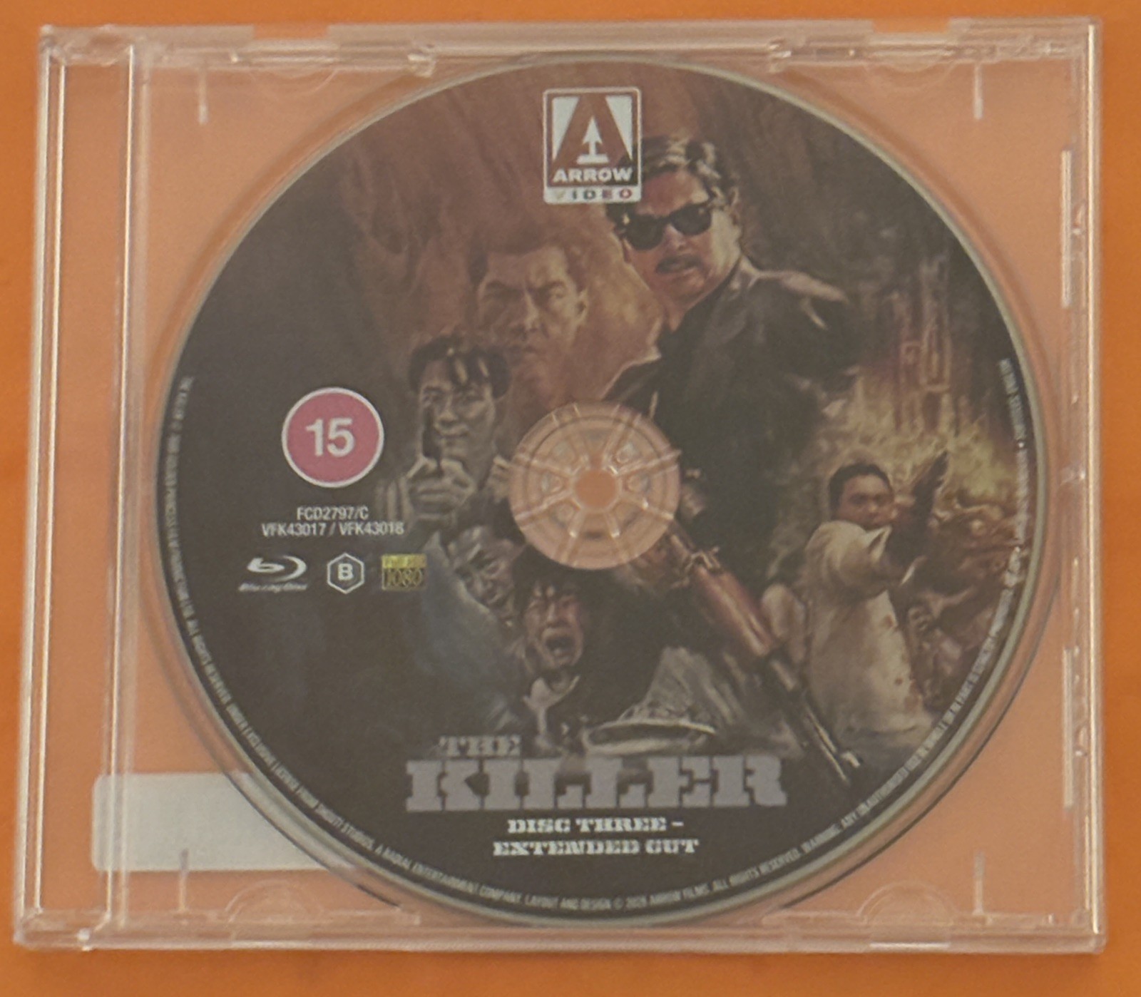 The Killer 1989 John Woo OOP Arrow REG B Disc 3 Extended Cut UNCORRECTED VERSION
