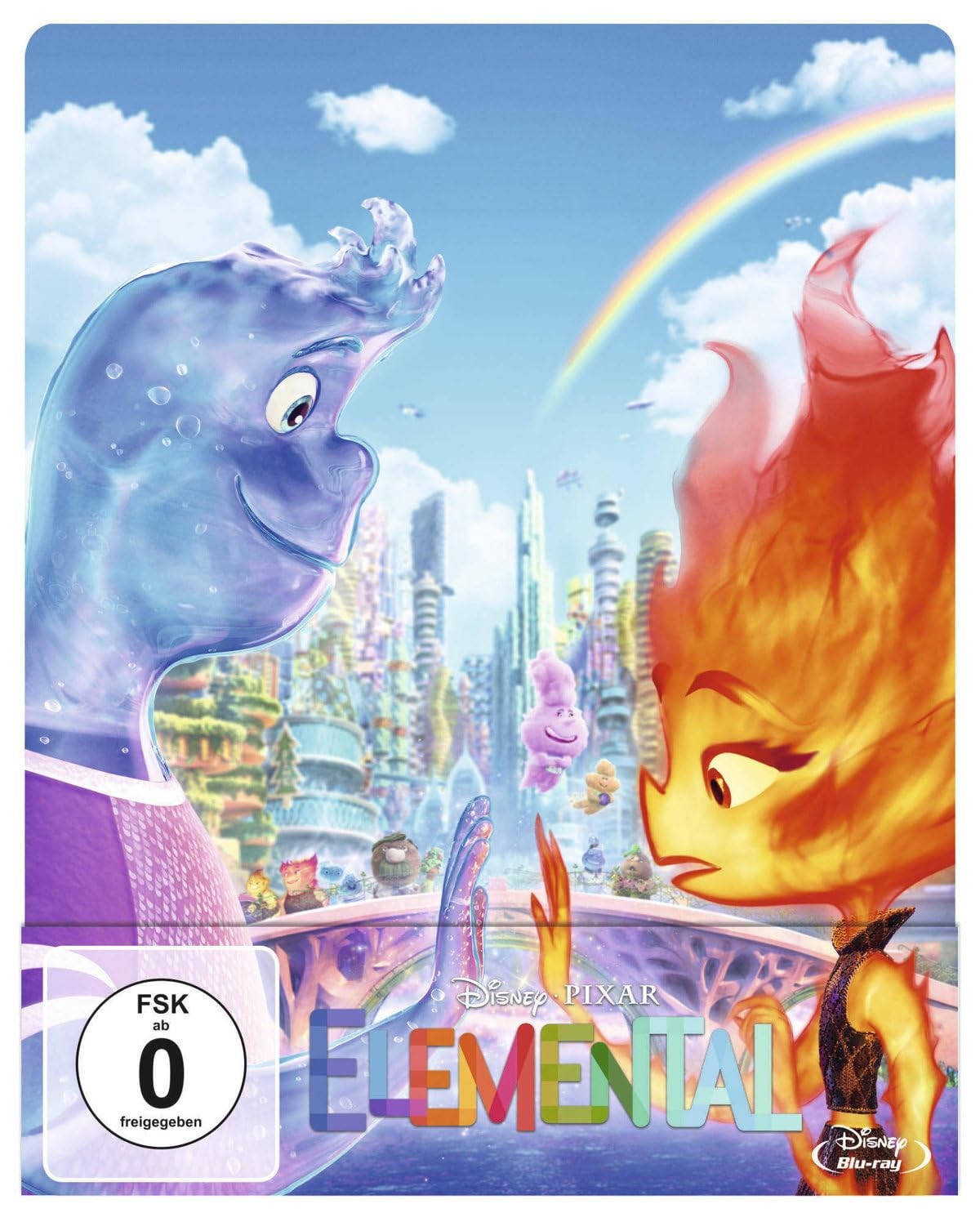 Elemental – Steelbook (Blu-ray) Peter Sohn (UK IMPORT)