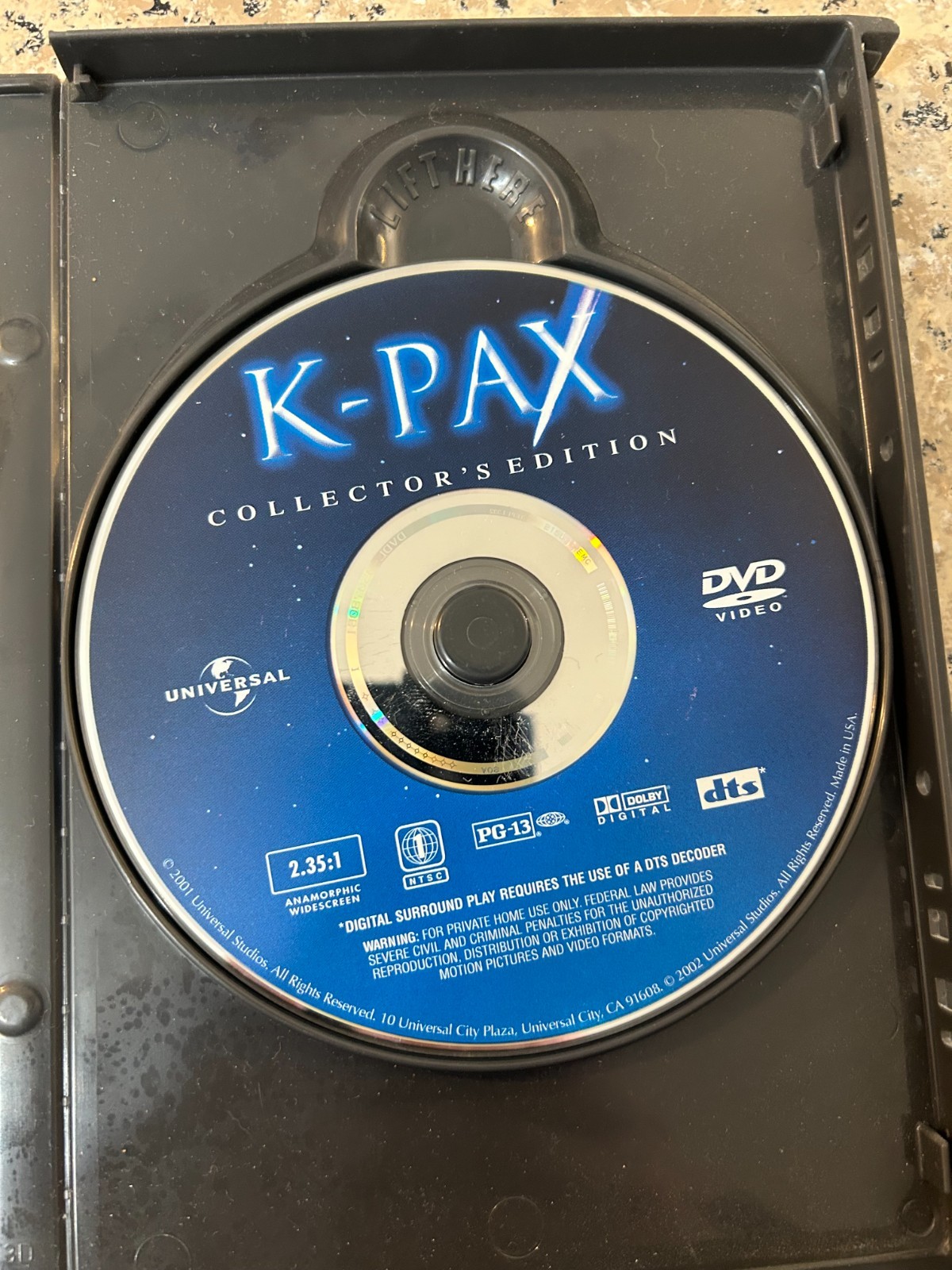 K-Pax DVD Widescreen Ships Same Day With Tracking