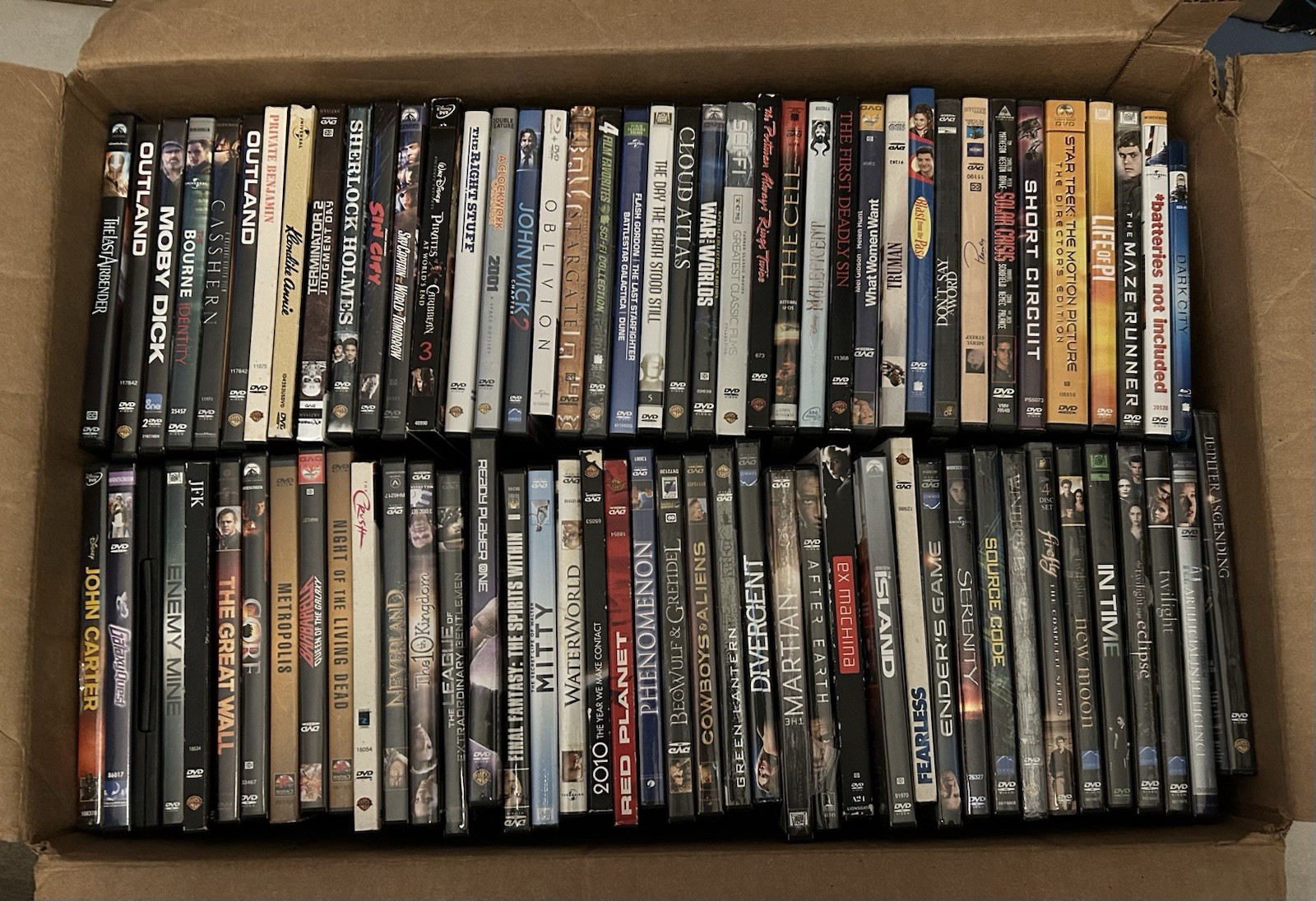 DVD Movies Lot. Various Titles. Sci-fi, Comedy, Adventure, thriller, etc.