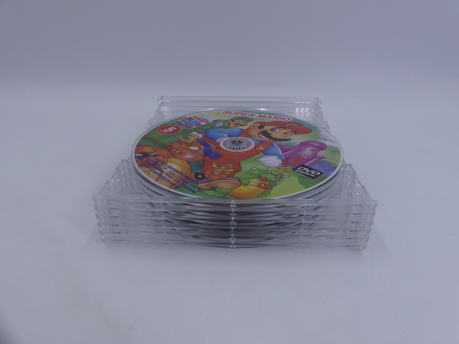 Super Mario CARTOON 6 PACK DVD ‘s Greek and English 300 minutes PAL