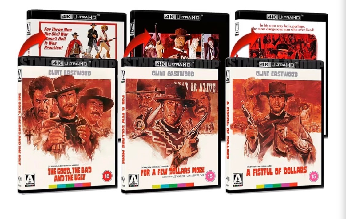 Clint Eastwood: The Dollars Trilogy 4K Region Free **NEW**