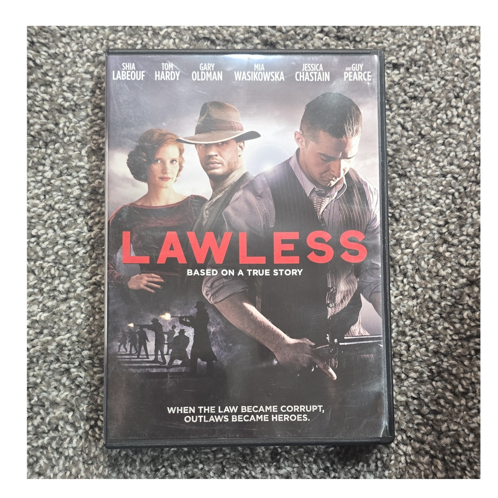 Lawless (2012) DVD R Widescreen 116min Commentary Deleted Scenes Subtitles