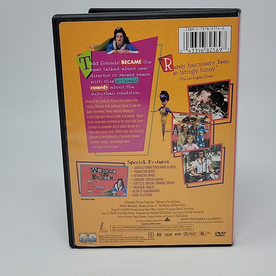 Welcome to the Dollhouse DVD, 1996 Todd Solondz / Heather Matarazzo SUNDANCE Win