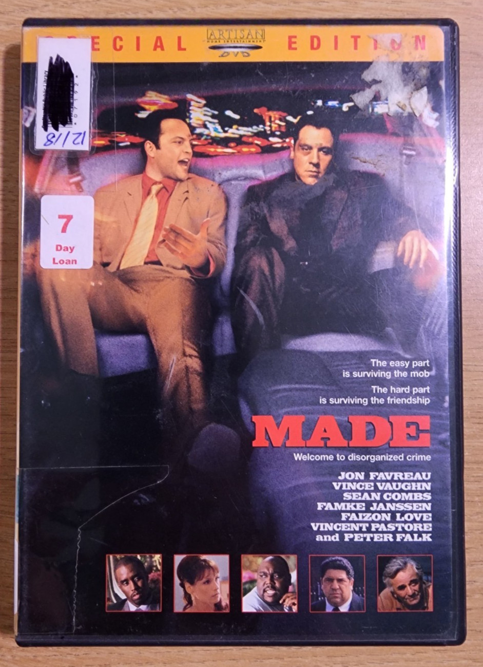 Made (DVD, 2001, Widescreen) Jon Favreau, Vince Vaughn, Sean Combs