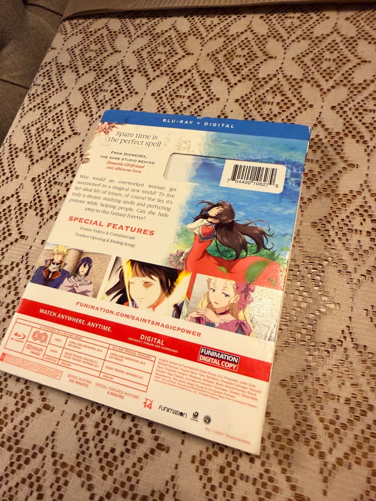 The Saint’s Magic Power is Omnipotent Blu-Ray Rare OOP