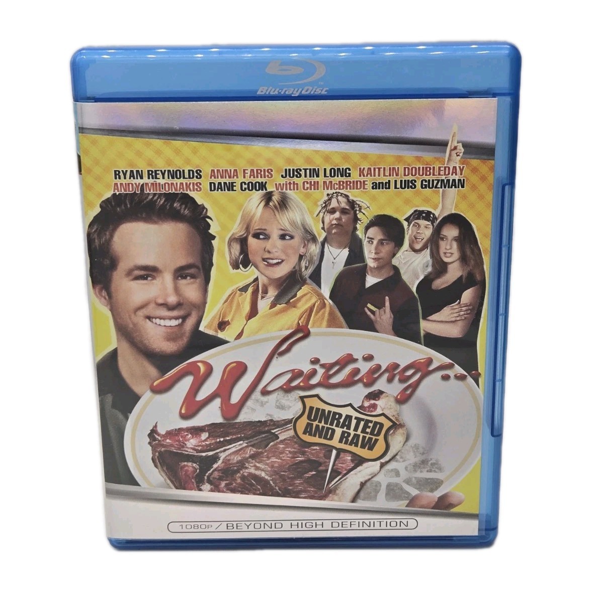 Waiting, Unrated And Raw Blu-ray Ryan Reynolds Used