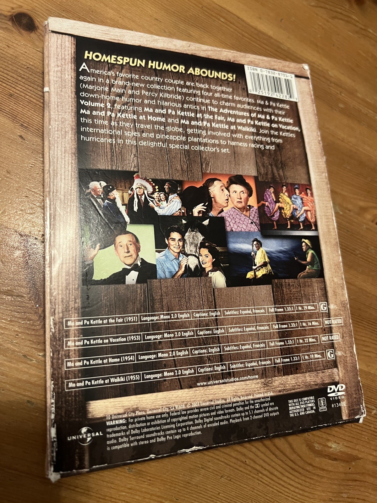 Ma & Pa Kettle Volume 1 + 2 RARE TV SERIES Franchise Collection DVDS w SLIPCOVER