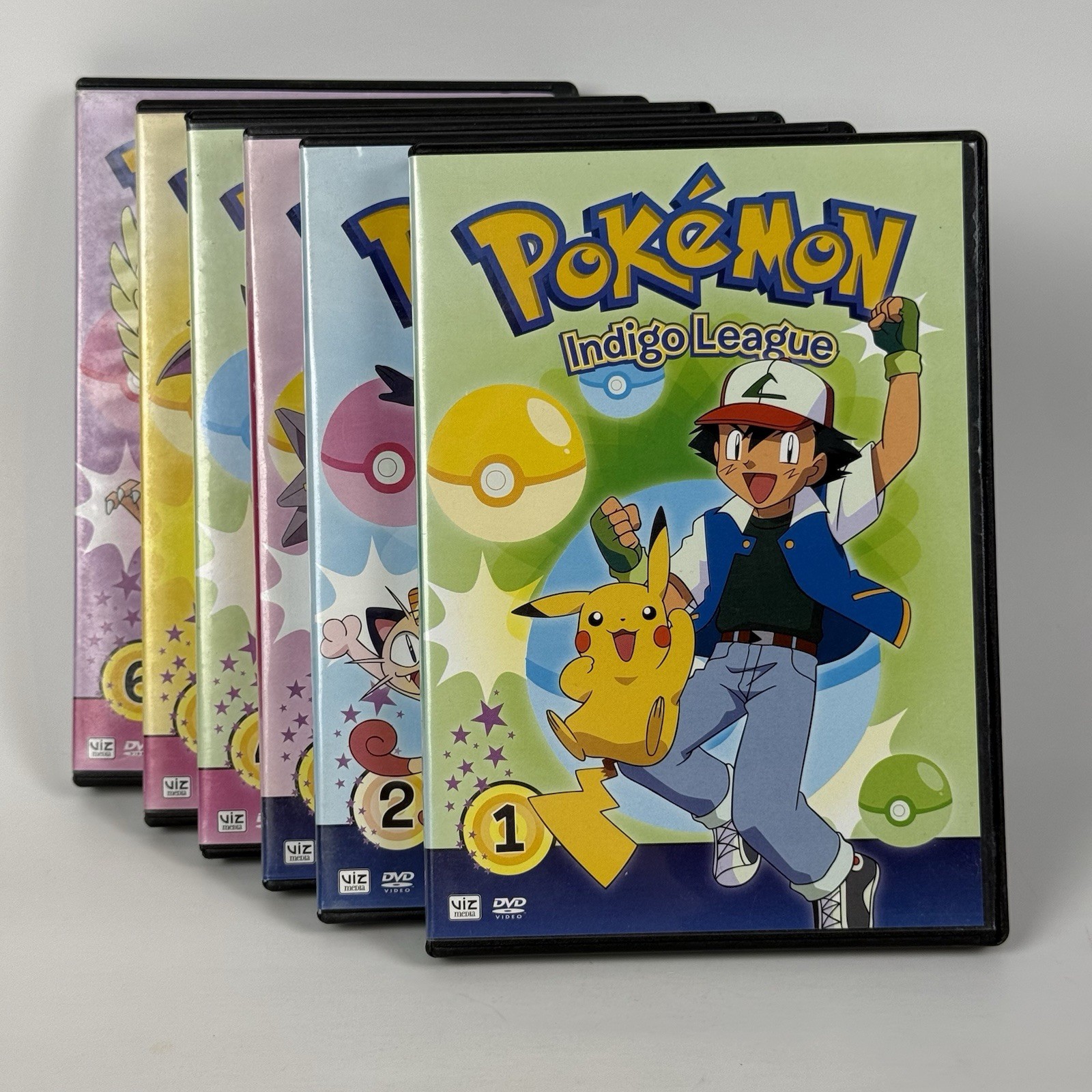 Pokemon: Indigo League-The Complete Collection DVD Episodes 1-52 6 Discs