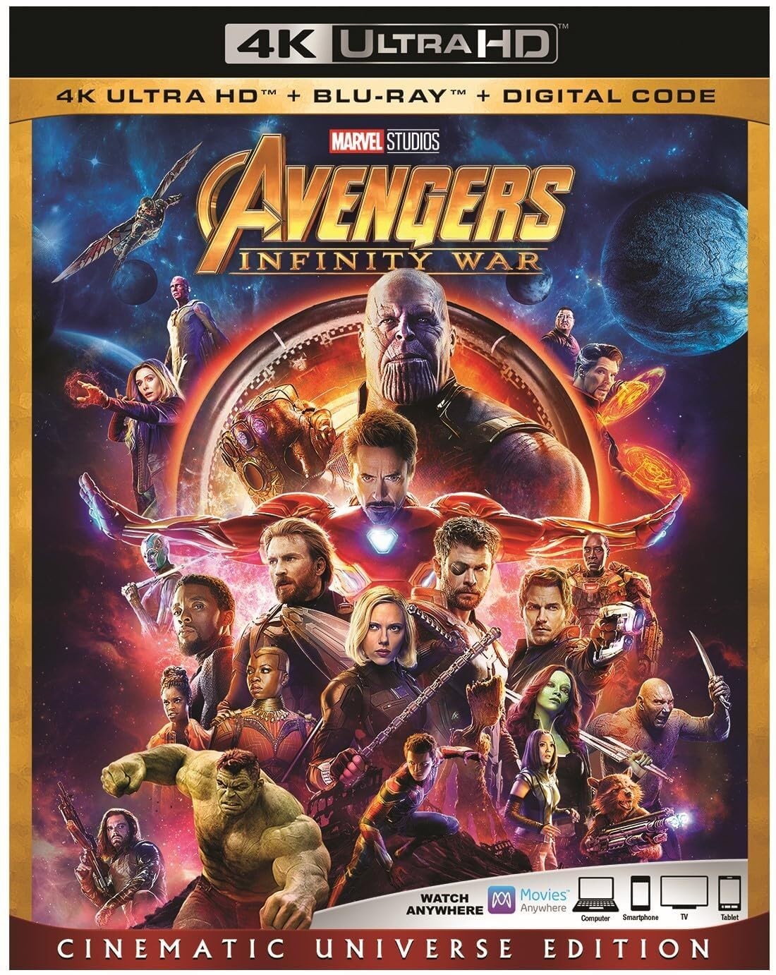 AVENGERS: INFINITY WAR [4K UHD]