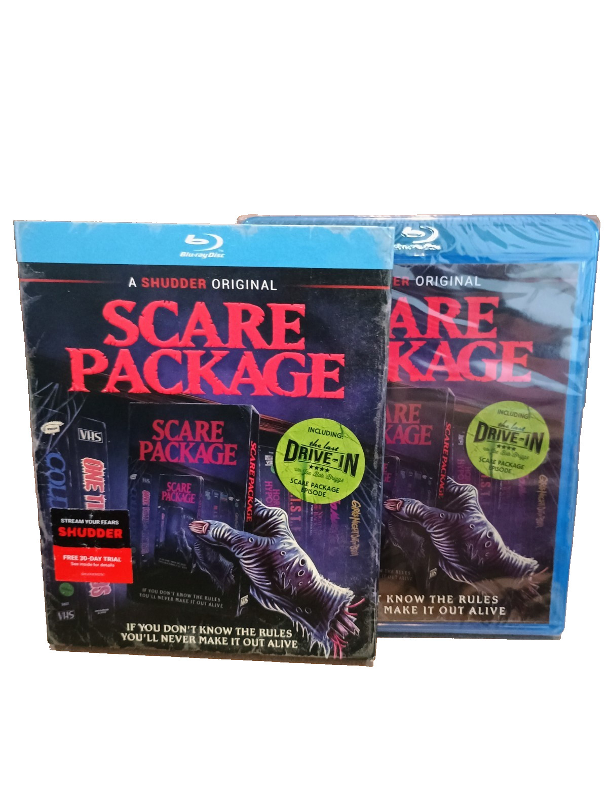 Scare Package (Blu-ray, 2019) Shudder Original Horror w/Slipcover New Sealed