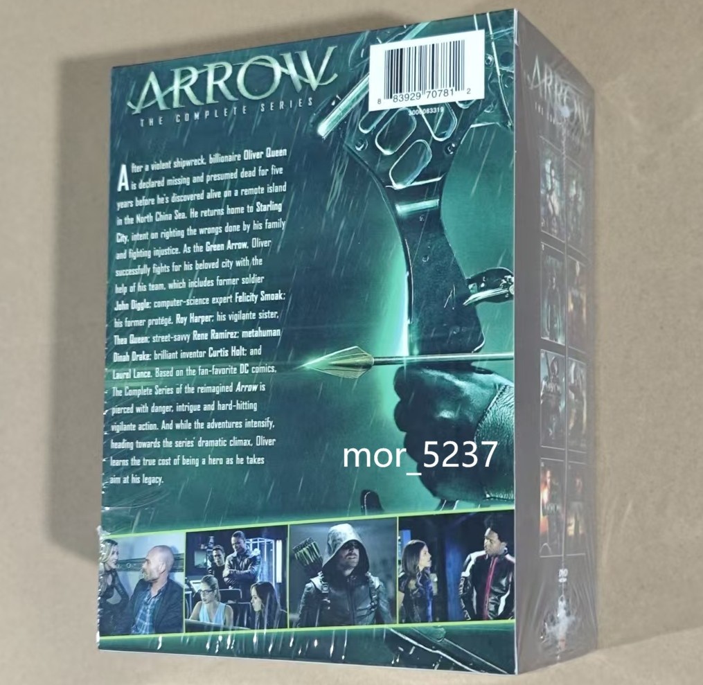Arrow: The Complete Series Seasons 1-8 (38-Disc DVD Box Set, 2019) New Region 1