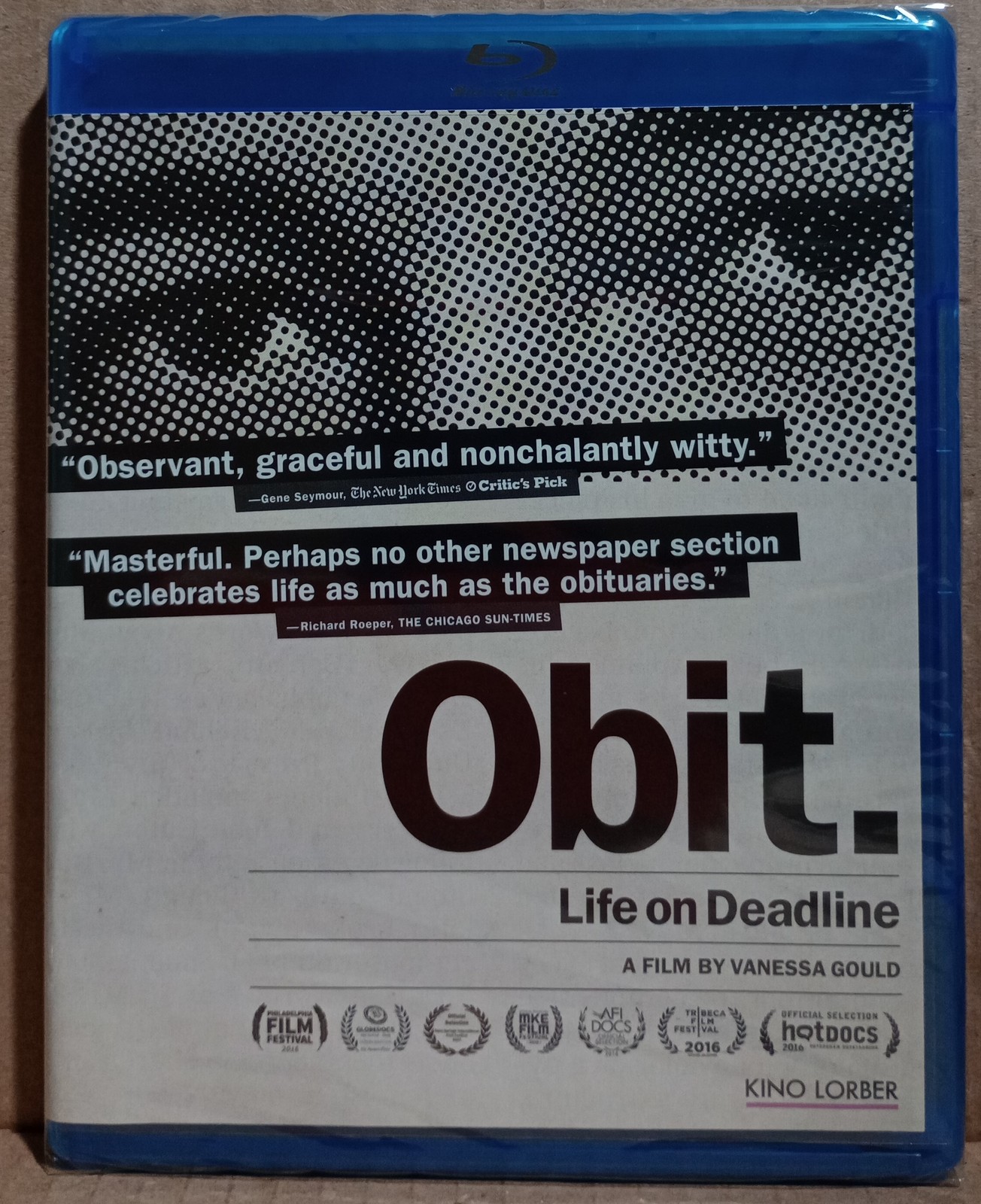NEW – Obit. Blu-ray 2016 [Kino Lorber] Obituary Documentary