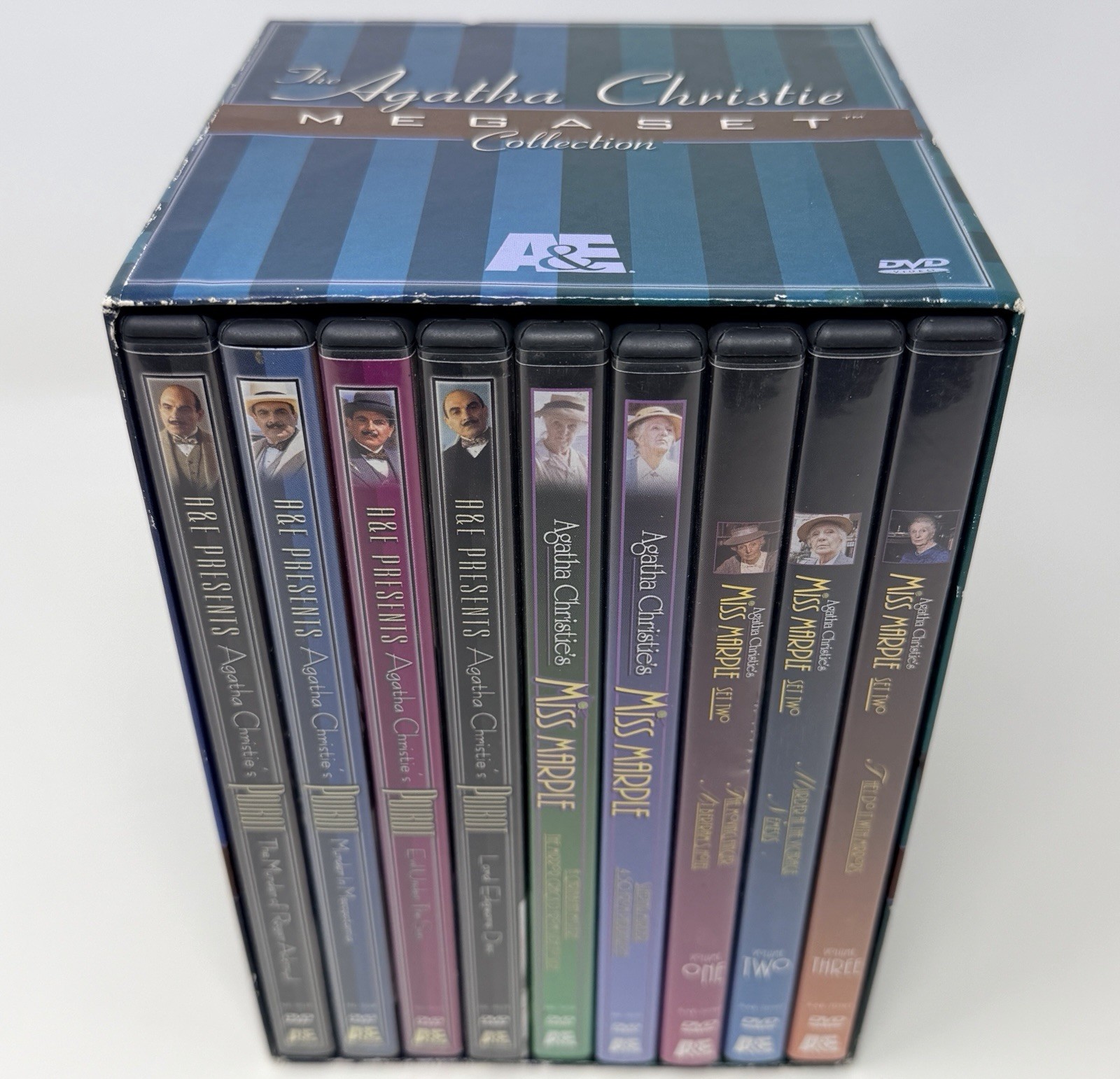 Agatha Christie Megaset Collection DVD Box Set Poirot Miss Marple 9 Disc A&E