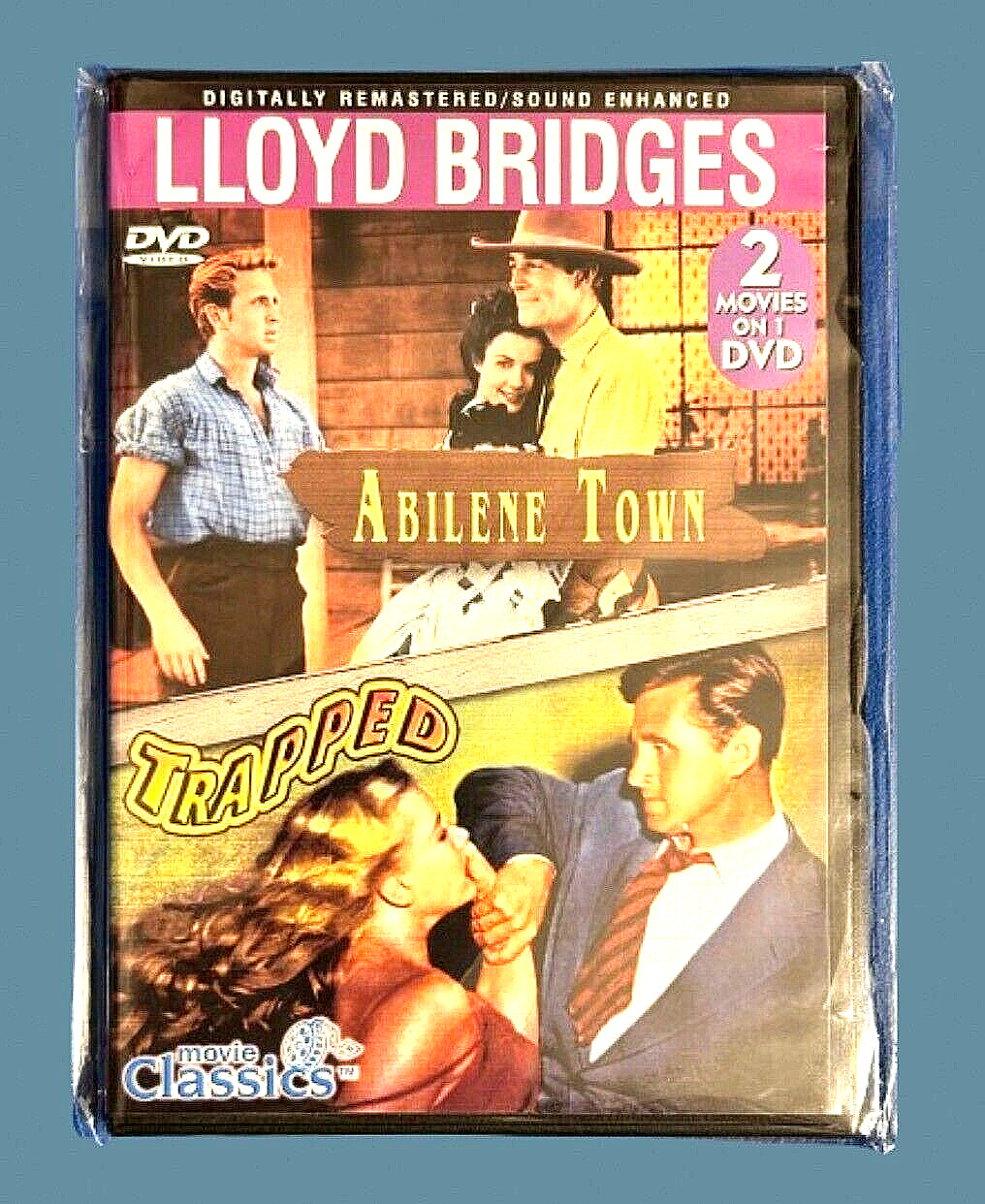 Double Feature DVD: Abilene Town (90 min) & Trapped (78 min) w/Lloyd Bridges