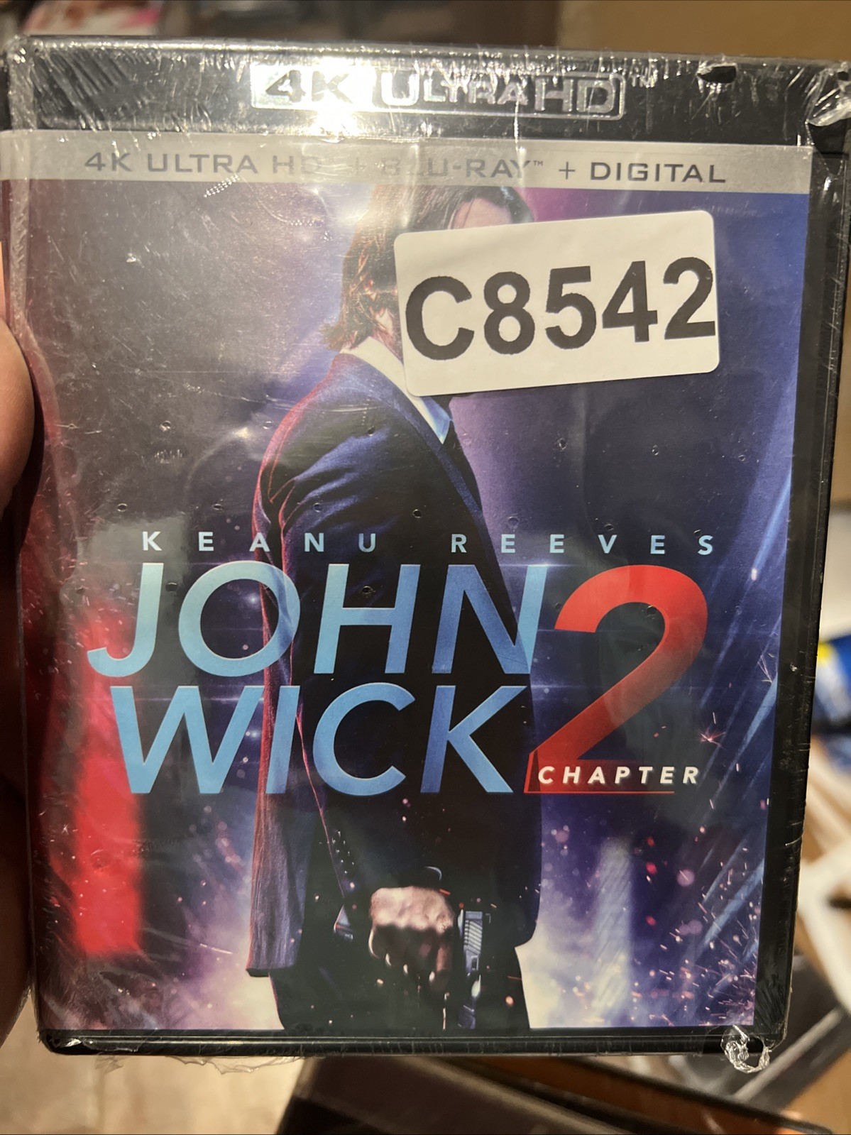 John Wick: Chapter 2 (Ultra HD + Digital DVD + Blu-ray, 2017) Keanu Reeves