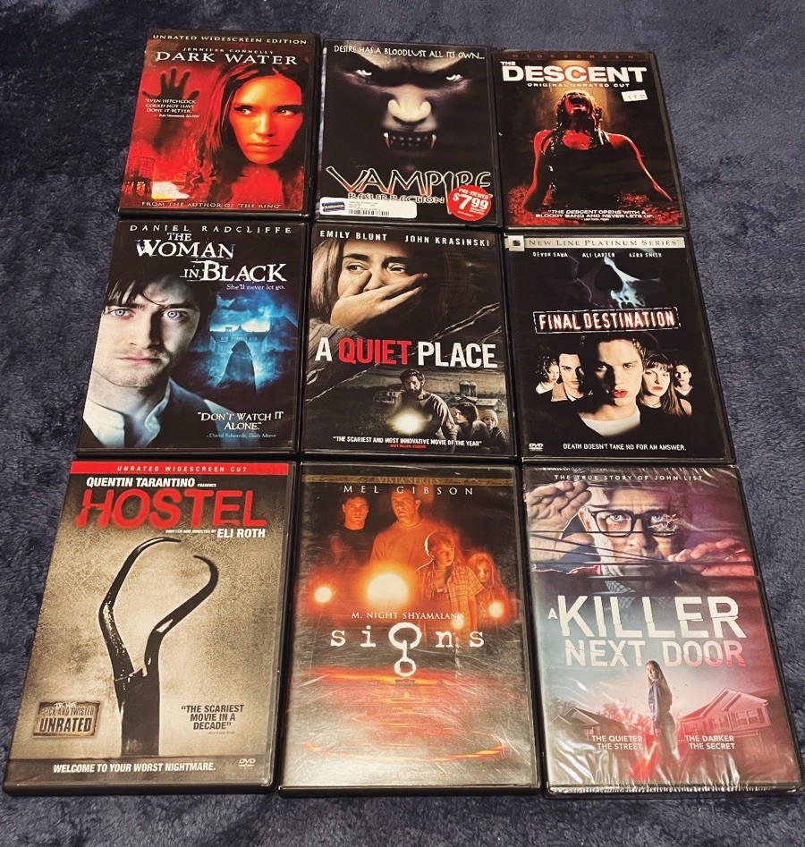 Horror DVD Lot