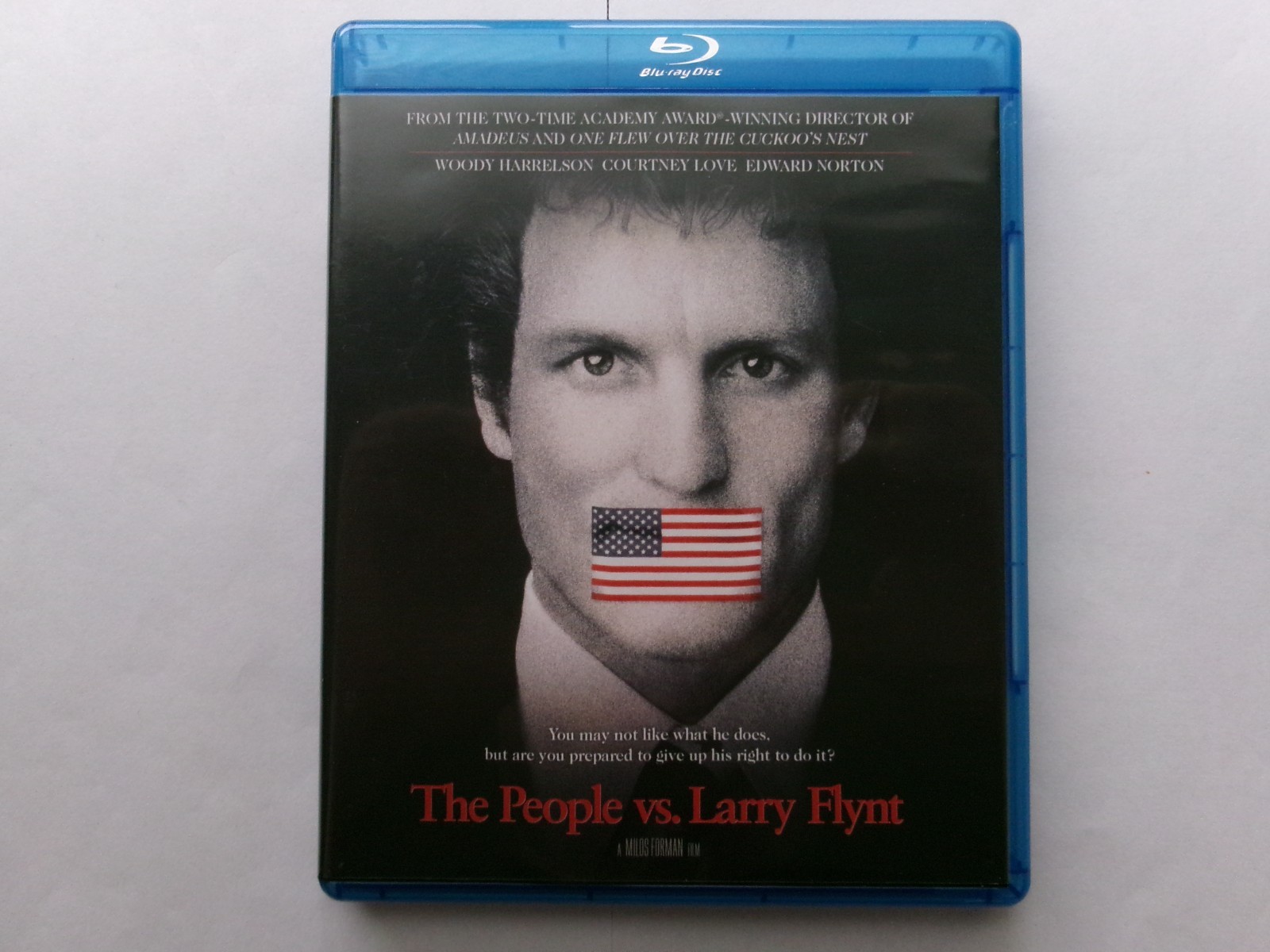 The People vs. Larry Flynt (1996) (Blu-ray) Sony Milos Forman Woody Harrelson