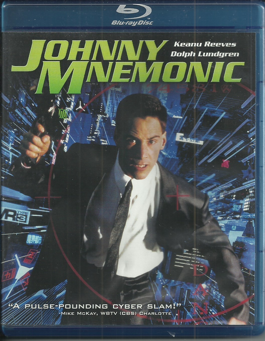 Johnny Mnemonic (Blu-ray Disc, 2011) Keanu Reeves Dolph Lundgren Ice-T OOP