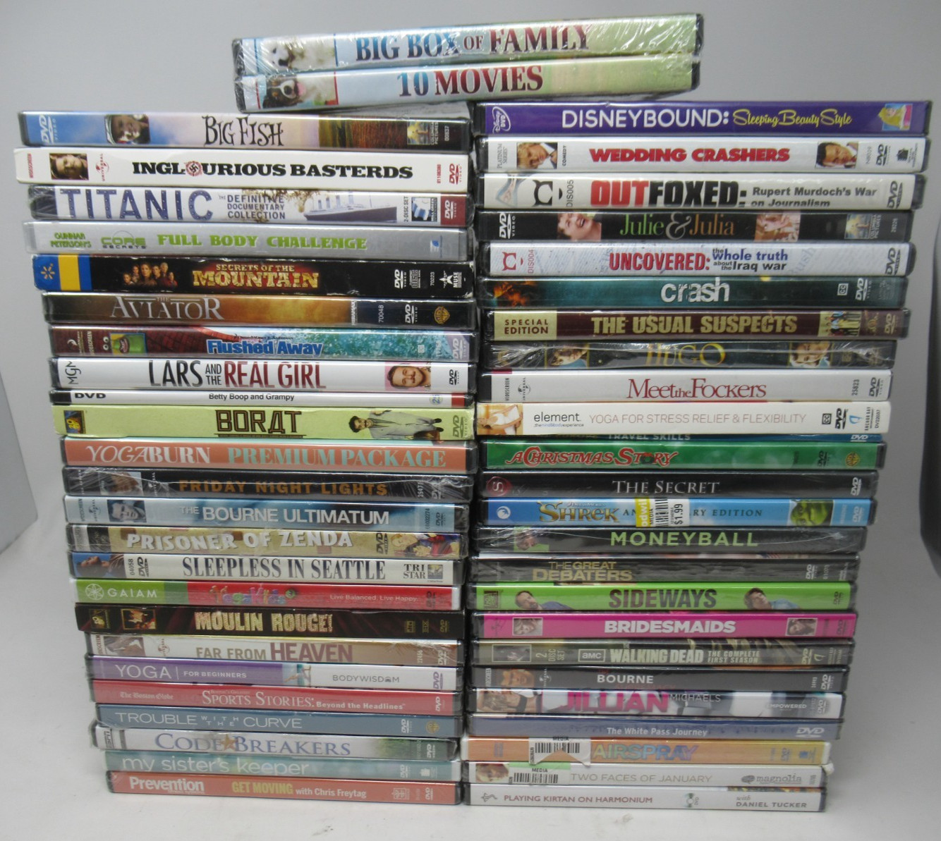 50 NEW / SEALED DVD MOVIE LOT, DRAMA,THRILLER, ACTION, KIDS,FAMILY,TV SHOWS + #3