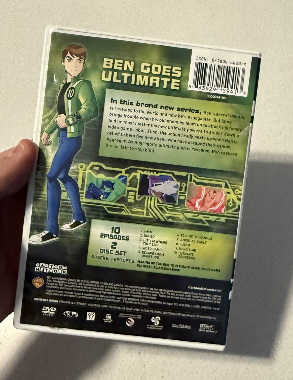 Ben 10: Ultimate Alien: Volume 1: Escape from Aggregor DVD Free shipping
