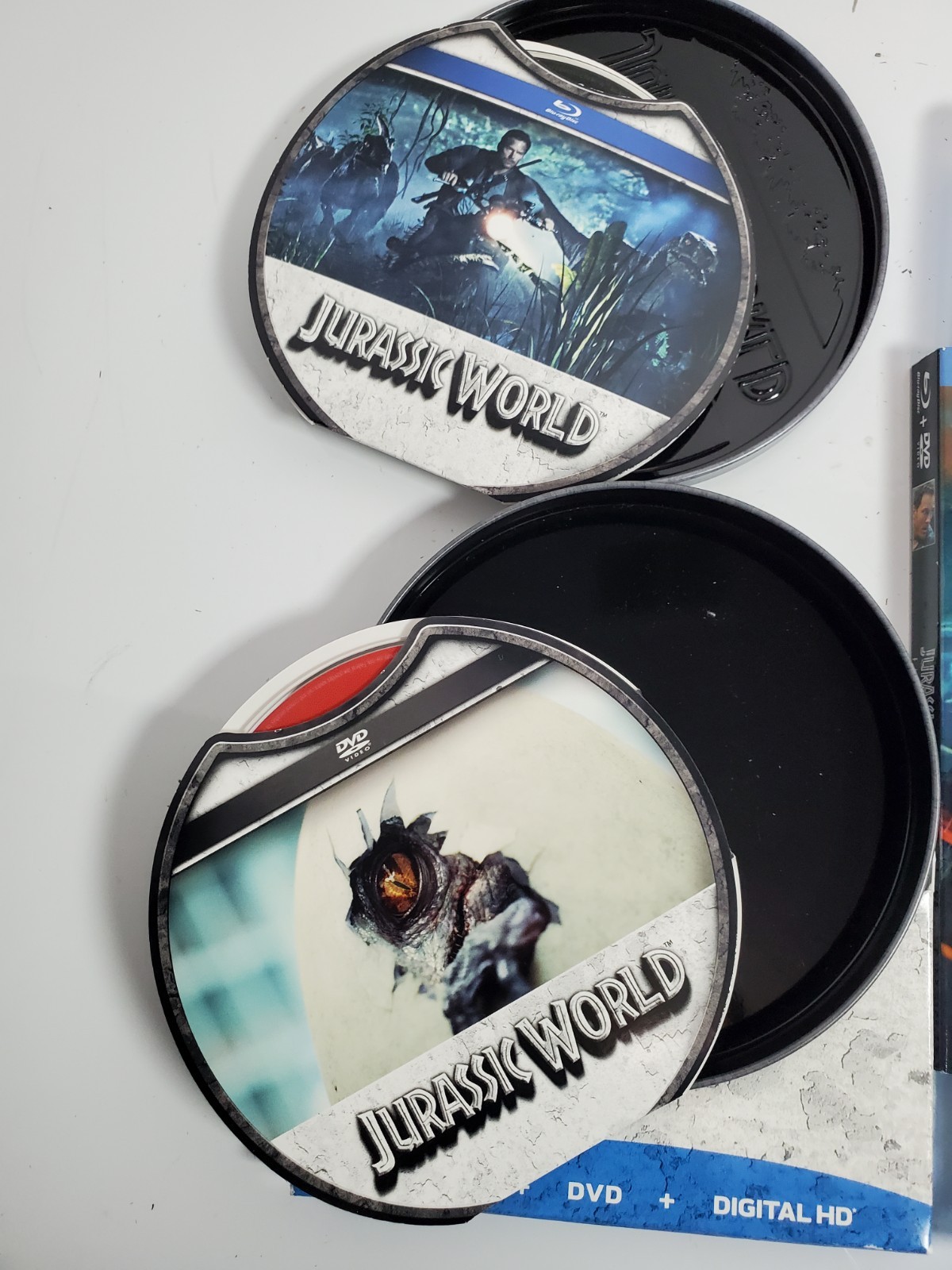 3 Jurassic World Blu Ray / DVD Movies Jurassic World, Fallen Kingdom, Dominion