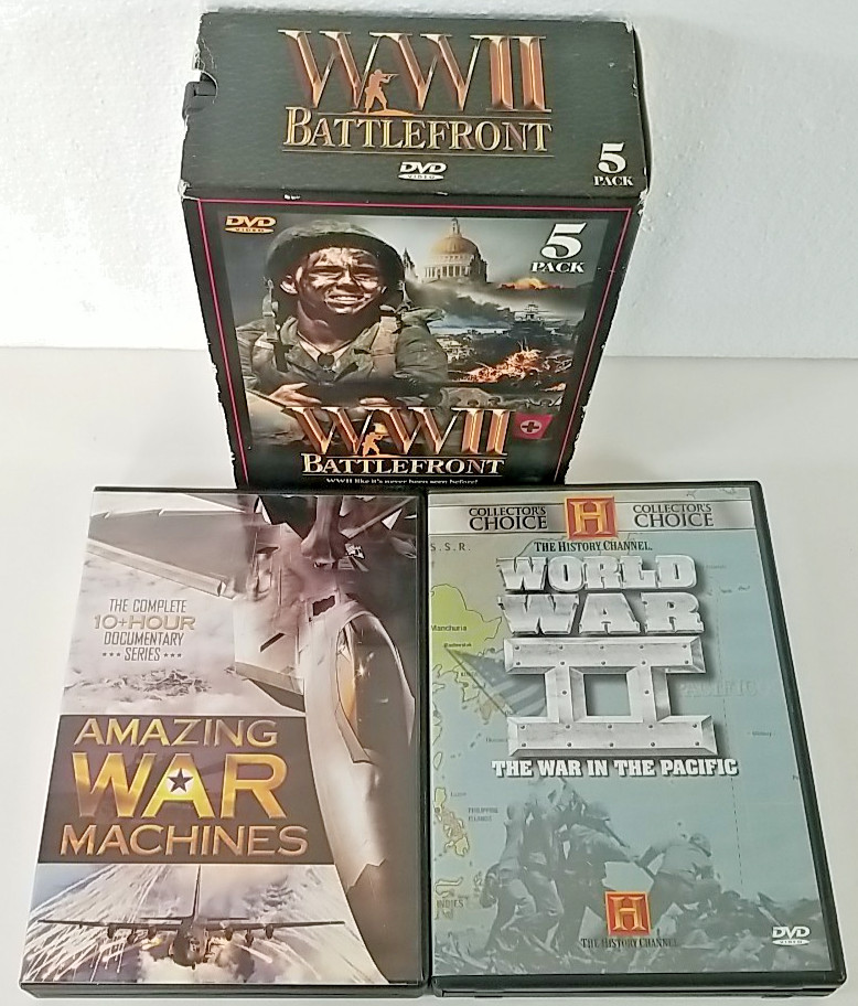 World War II The War In The Pacific & WWII Battlefront & Amazing War Machines 10