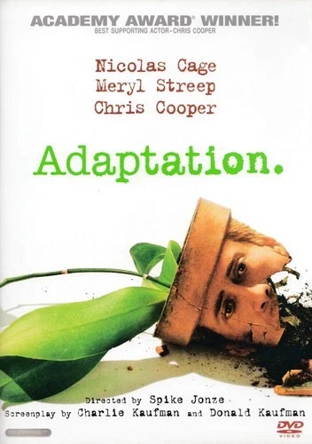 Adaptation (DVD, 2003, Widescreen) Nicolas Cage, Meryl Streep NEW Free Shipping