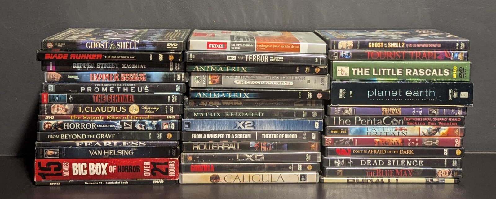 Lot of 39 Assorted Classic Movies Drama, Action, Comedy, Horror, TV