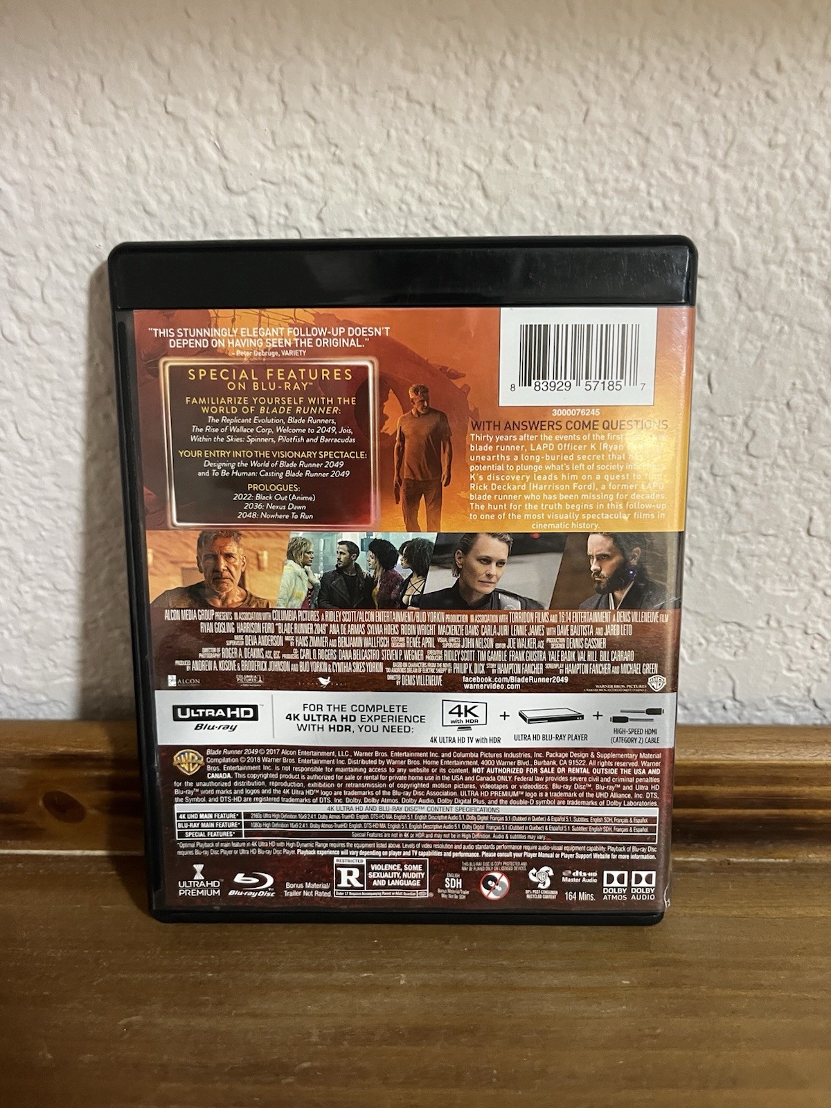 Blade Runner 2049 (4K Ultra HD & Blu-Ray 2017) D13 READ