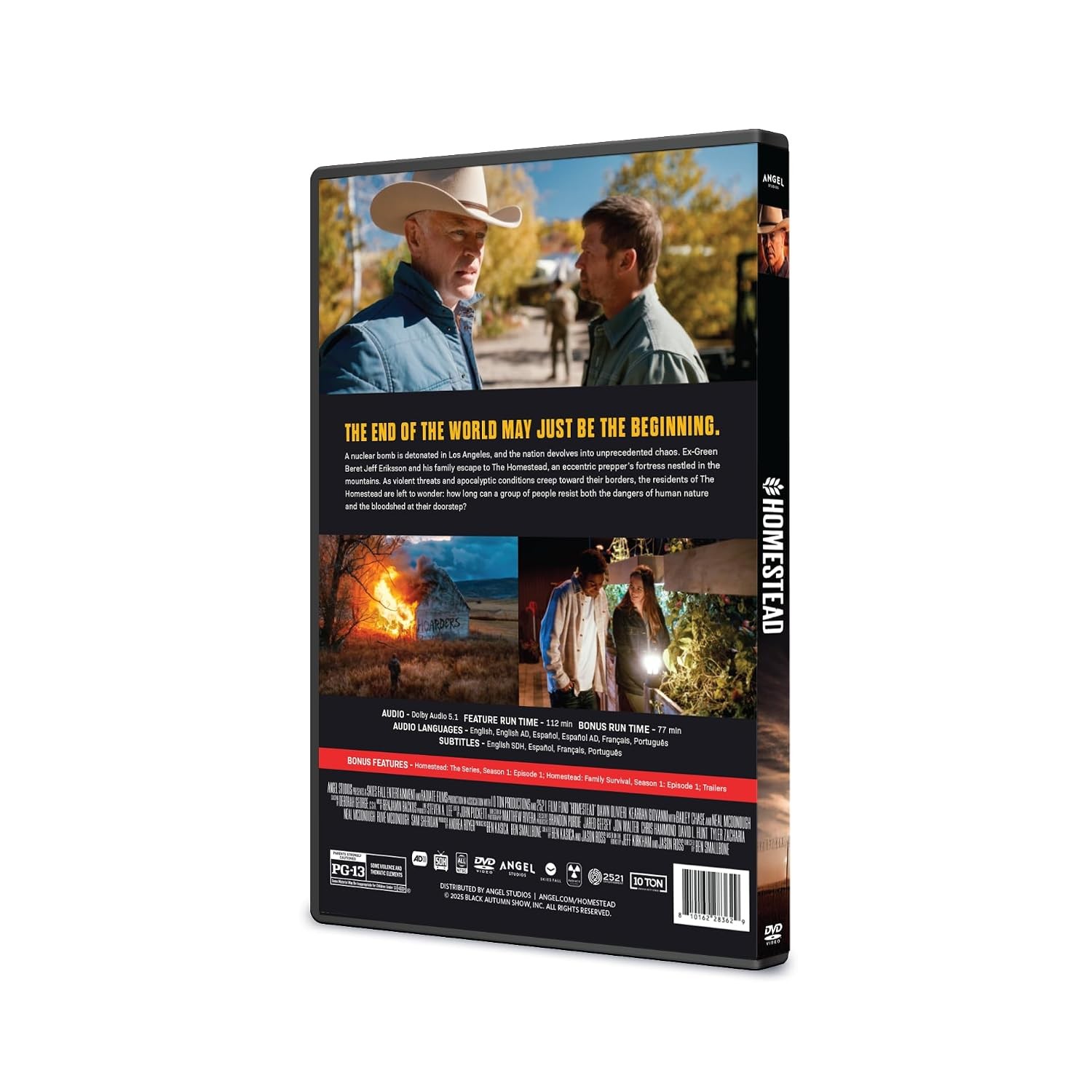 Homestead DVD 2024 Bonus Edition Post Apocalyptic Survival Thriller Movie New