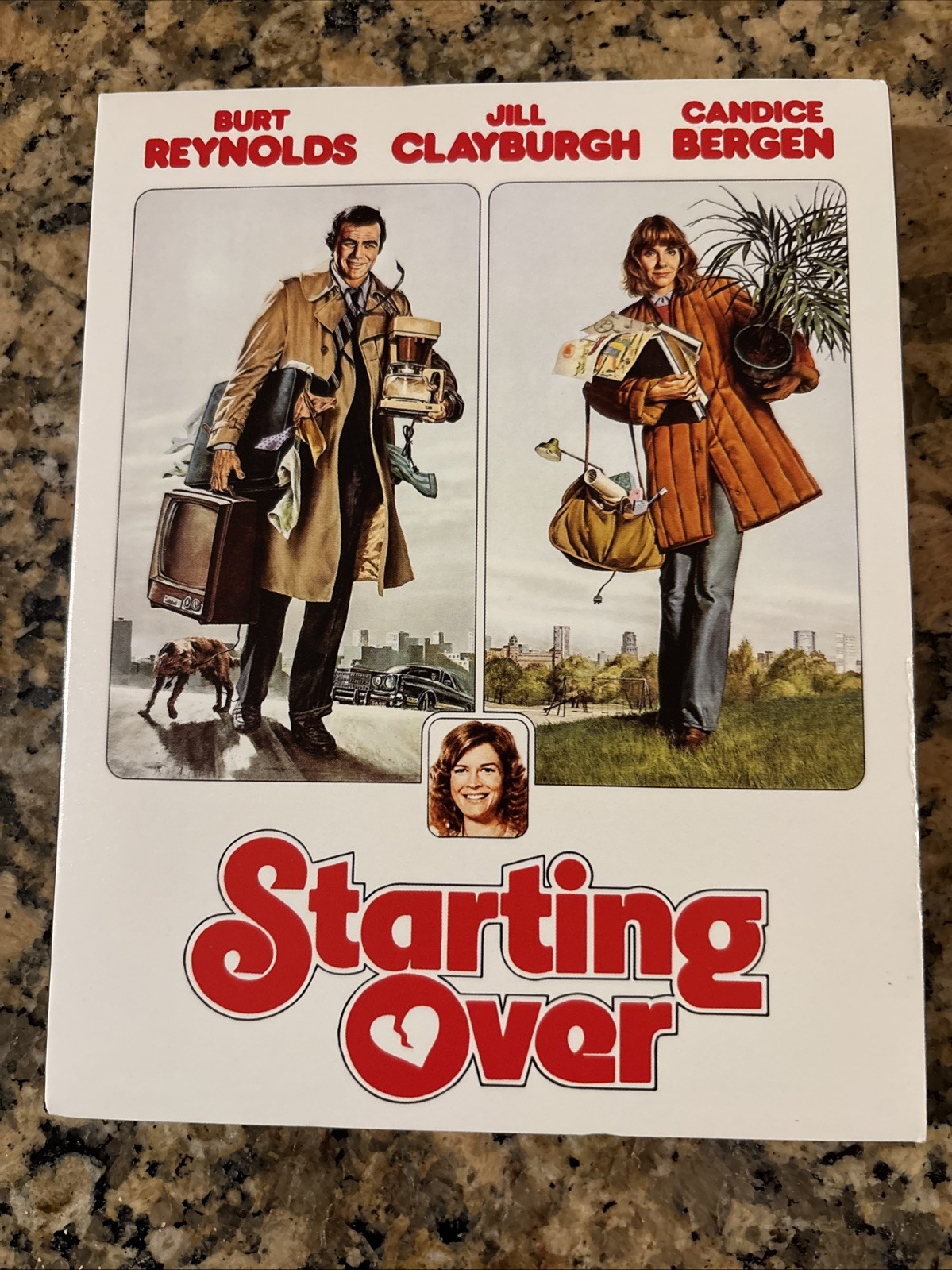 Starting Over Blu-ray (1979, Kino Lorber) Burt Reynolds with Slipcover Mint