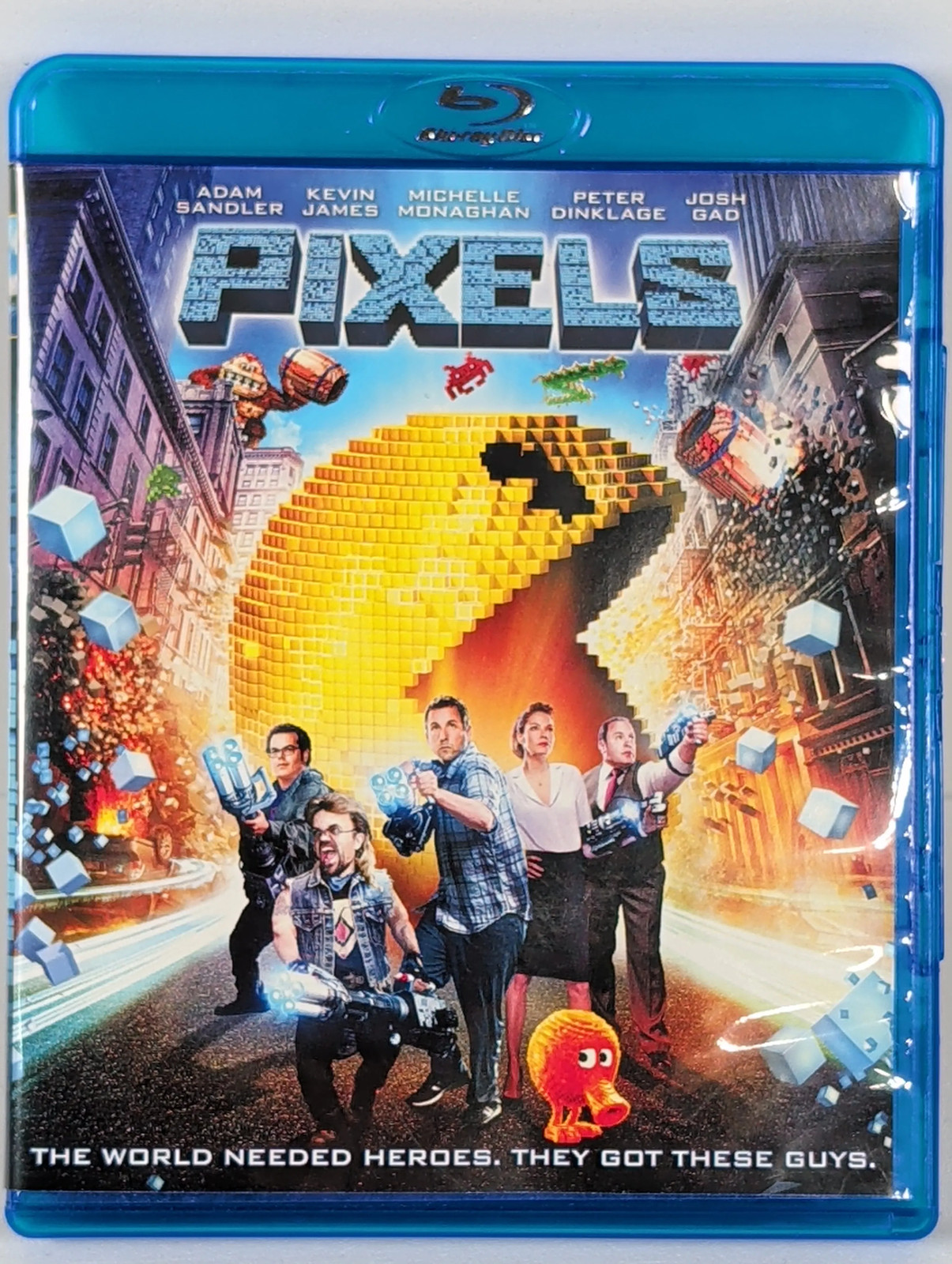 Pixels (2015) Standard Edition Blu-Ray Brand New Adam Sandler Free Shipping