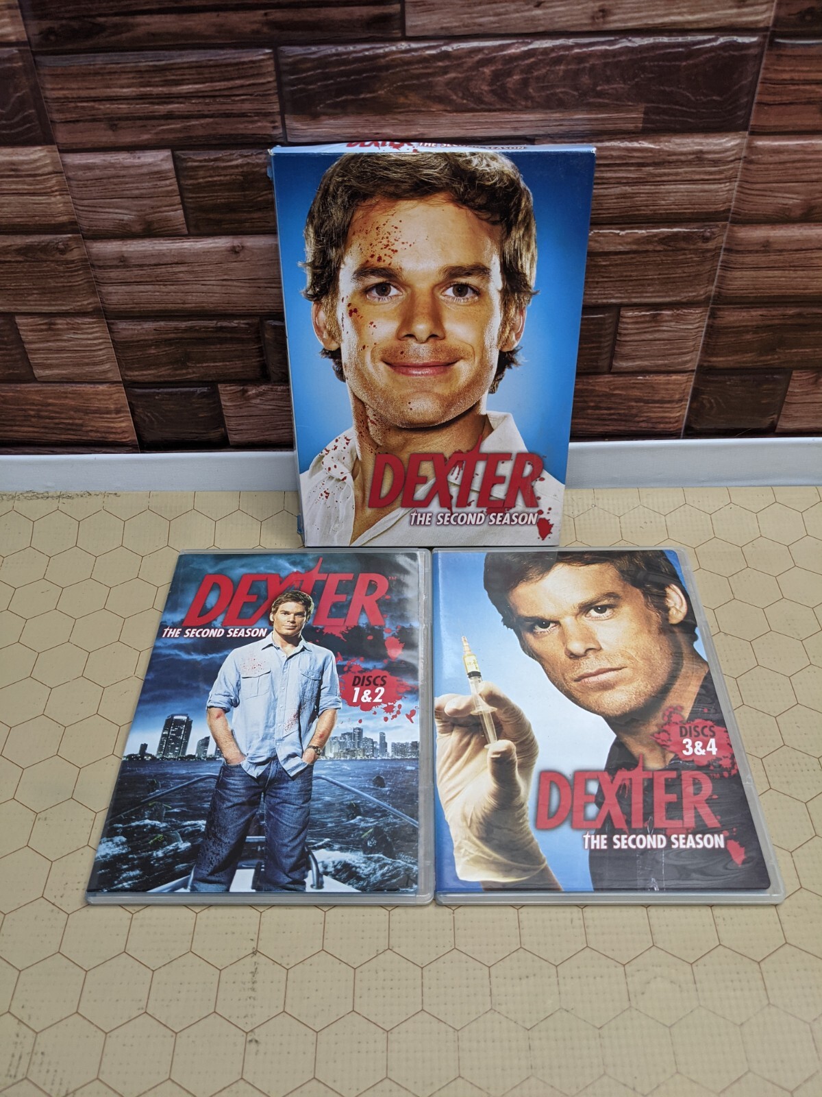 Dexter 3 Season Bundle 1 2 & 3 (DVD 3 Sets 12 DVDs 2007-2009 Showtime Ent)