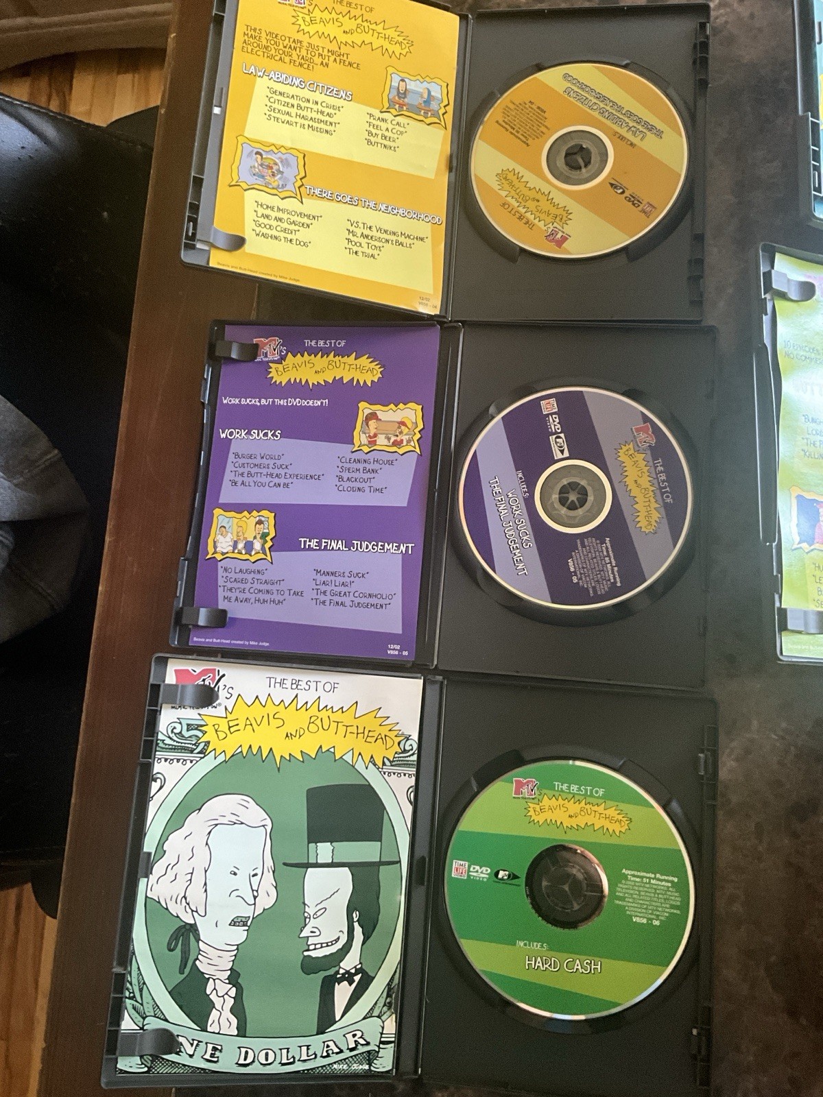 MTV Beavis and Butt-Head The Best Of DVD Lot Complete Series Set Of 6 Time Life.