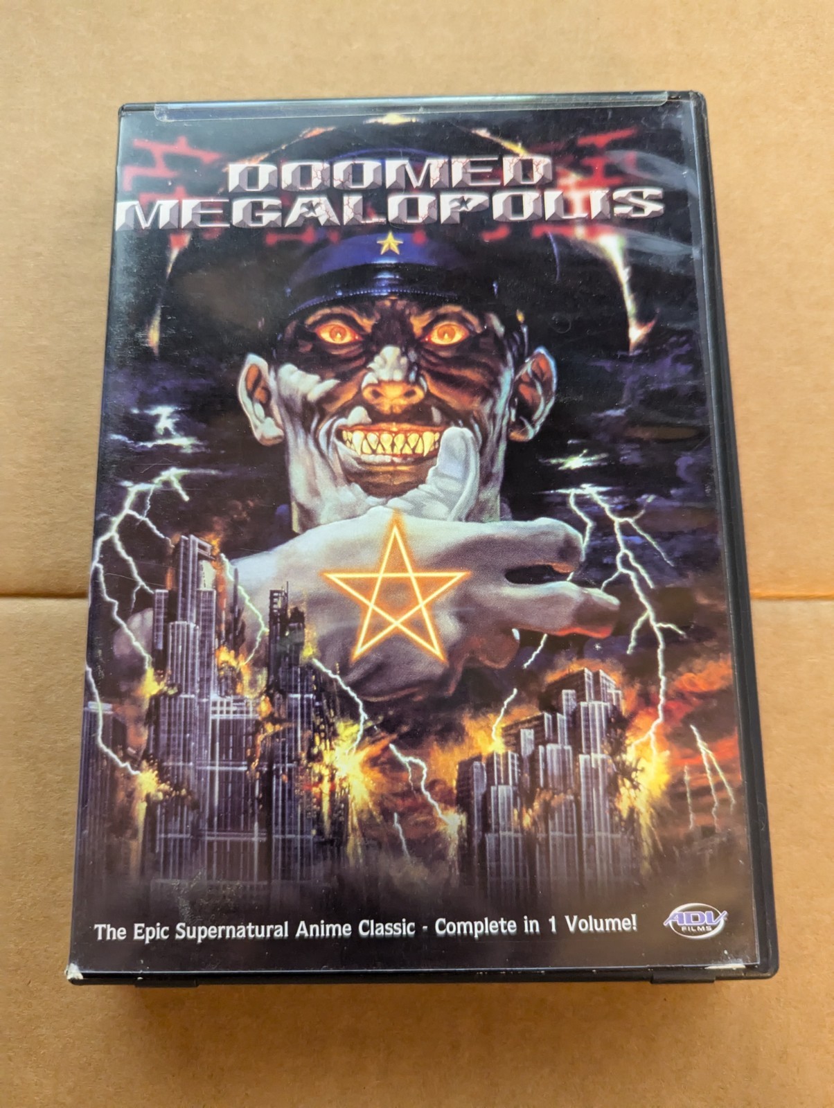 Doomed Megalopolis DVD NTSC Anime ADV Rare Media Watch