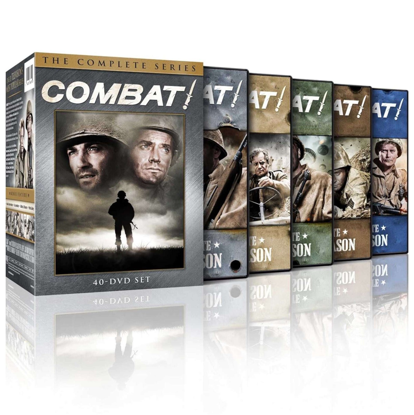 COMBAT the Complete Series Seasons 1-5 – (DVD 40 Disc Box Set) 1 2 3 4 5 – NEW!!
