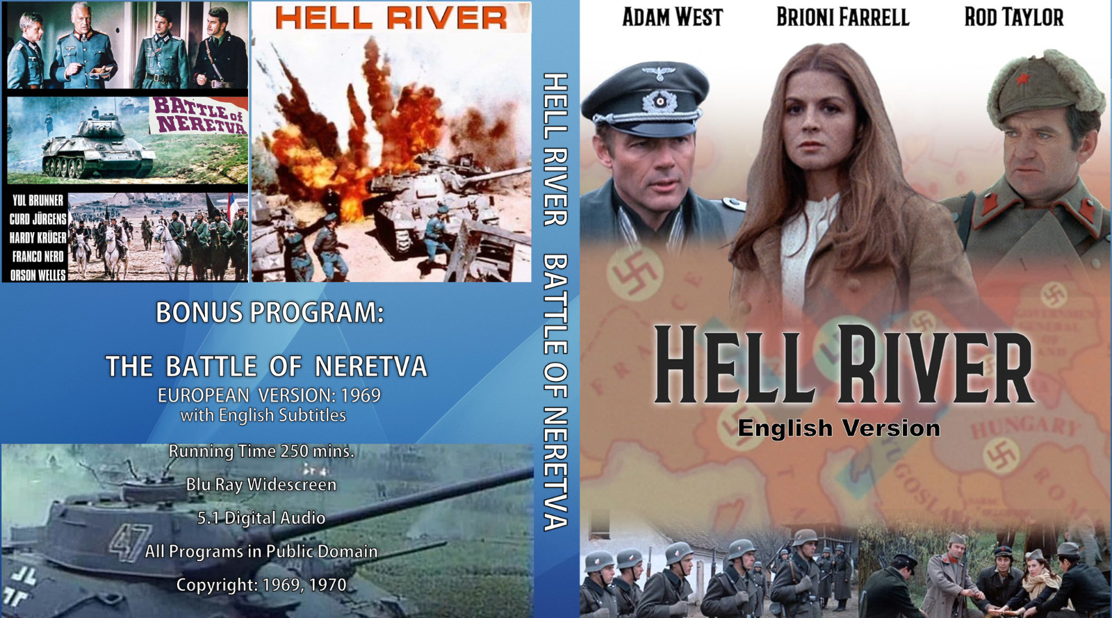 HELL RIVER aka PARTIZANI ( Blu Ray Video Dvd – 5.1 Audio /plus Bonus Program )